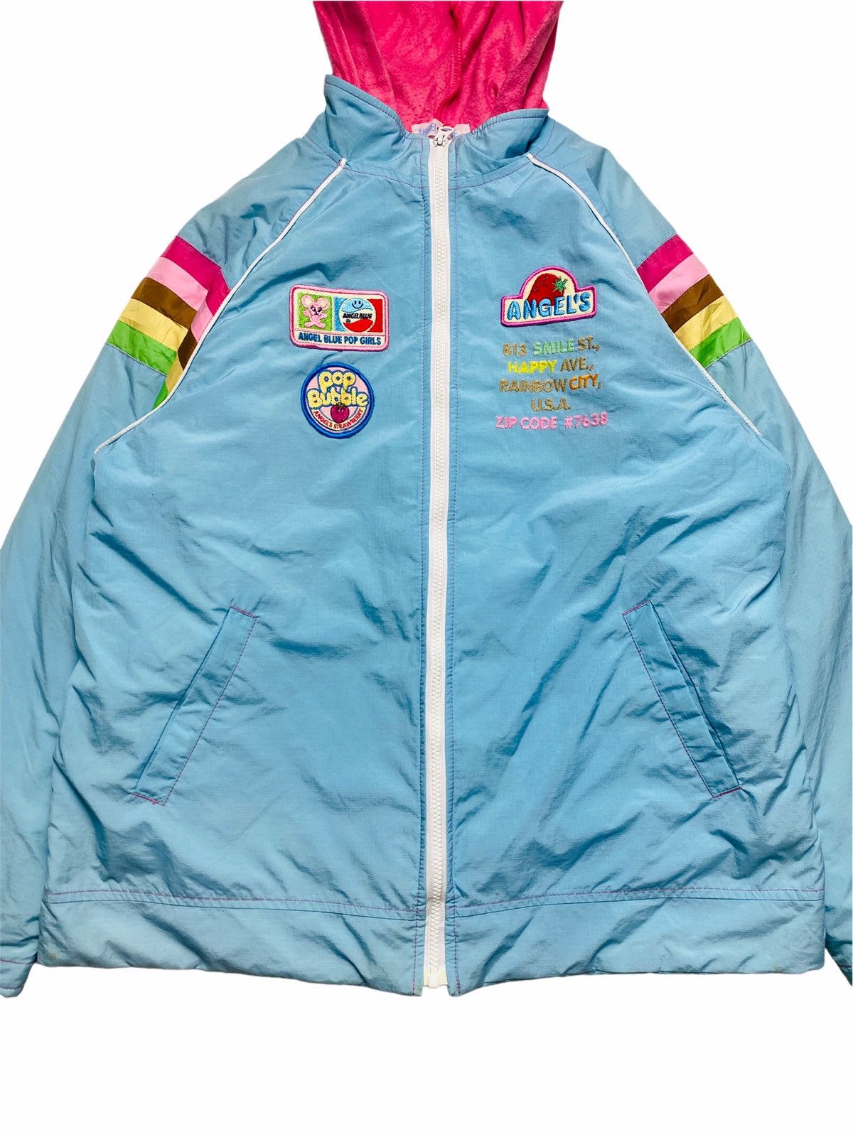 Angel Blue 1990s Angel Blue - Double Liner Hoodied Fun Jacket Size US M / EU 48-50 / 2 - 8 Thumbnail
