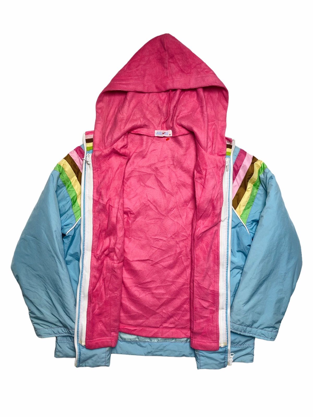 Angel Blue 1990s Angel Blue - Double Liner Hoodied Fun Jacket Size US M / EU 48-50 / 2 - 3 Thumbnail