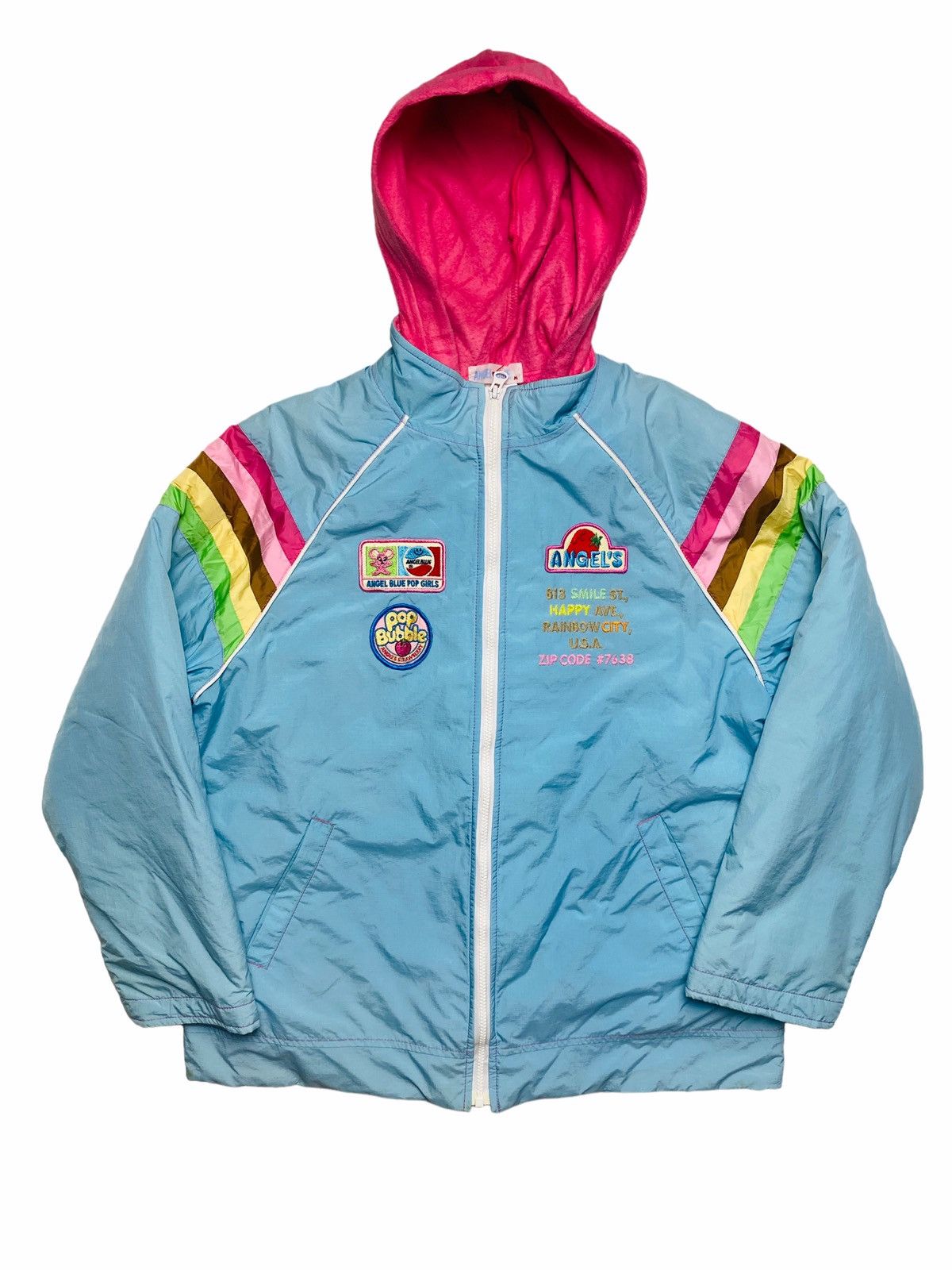 Angel Blue 1990s Angel Blue - Double Liner Hoodied Fun Jacket Size US M / EU 48-50 / 2 - 4 Thumbnail