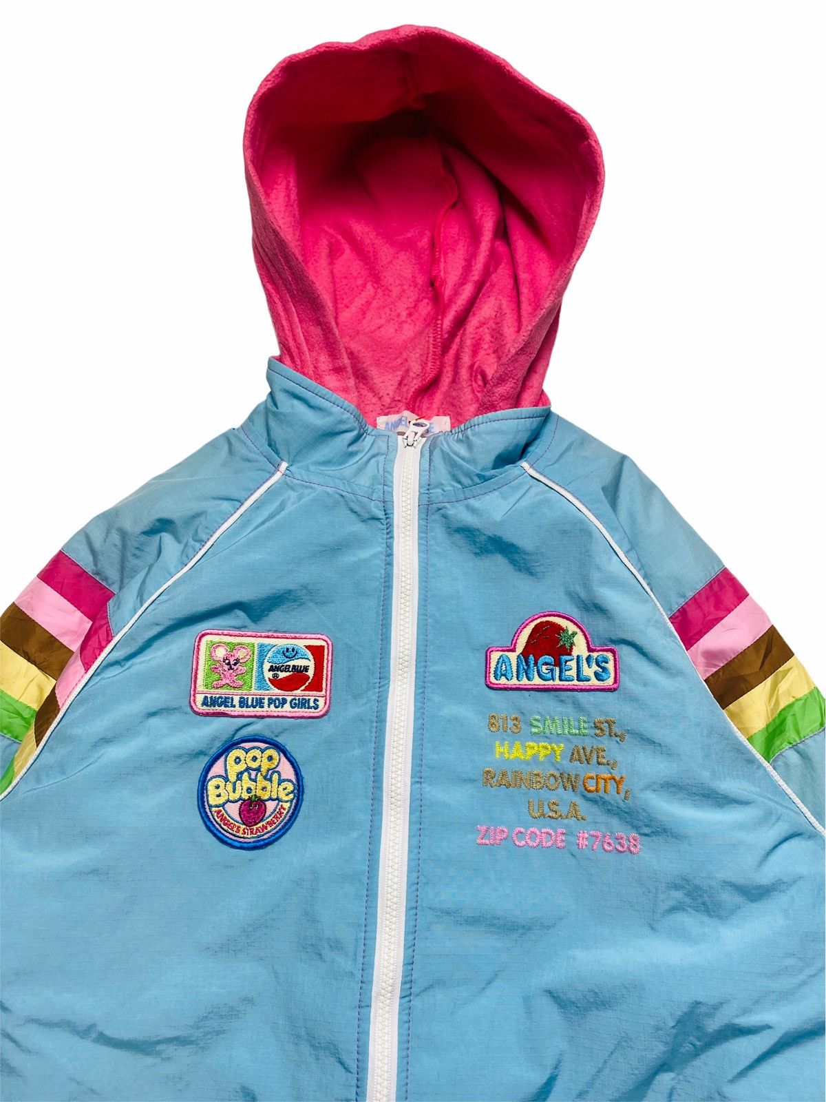 Angel Blue 1990s Angel Blue - Double Liner Hoodied Fun Jacket Size US M / EU 48-50 / 2 - 6 Thumbnail