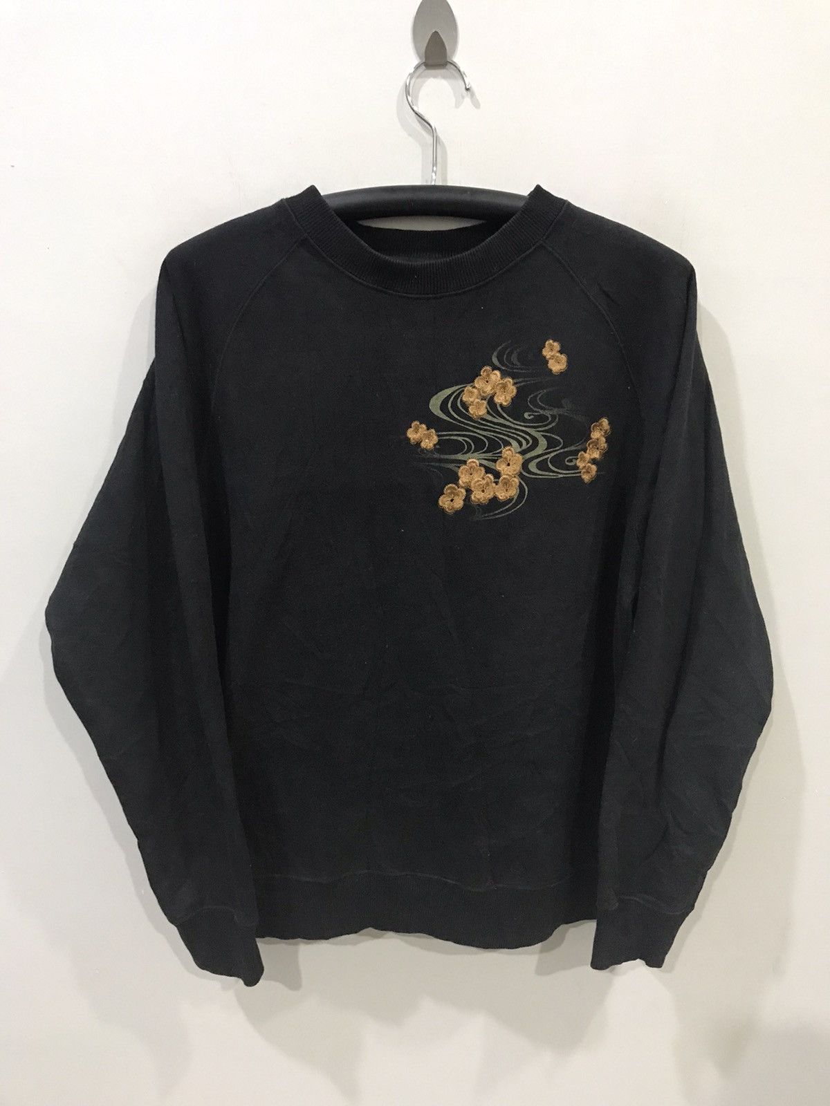 Japanese Brand Japnese Brand Sukajan Koi Fish Sakura Embroidery Print Shirt Size US M / EU 48-50 / 2 - 2 Thumbnail