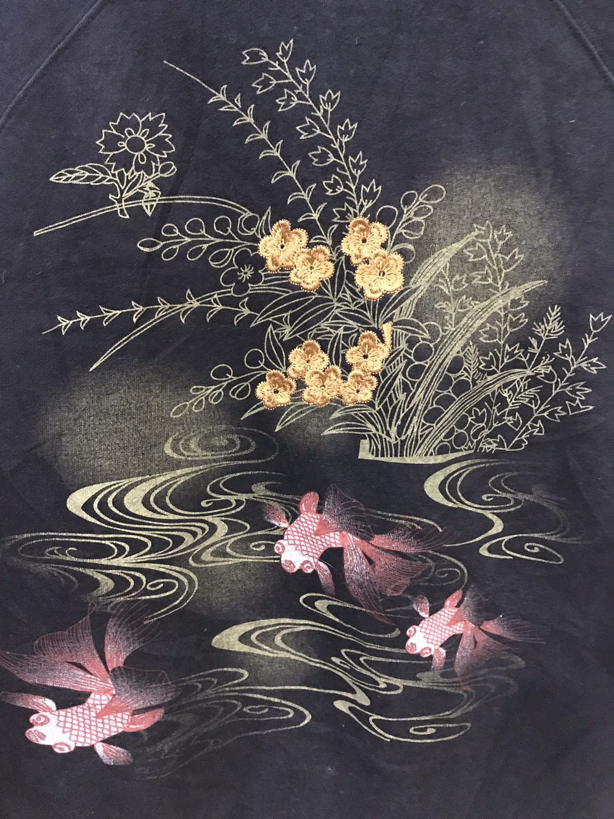 Japanese Brand Japnese Brand Sukajan Koi Fish Sakura Embroidery Print Shirt Size US M / EU 48-50 / 2 - 5 Thumbnail