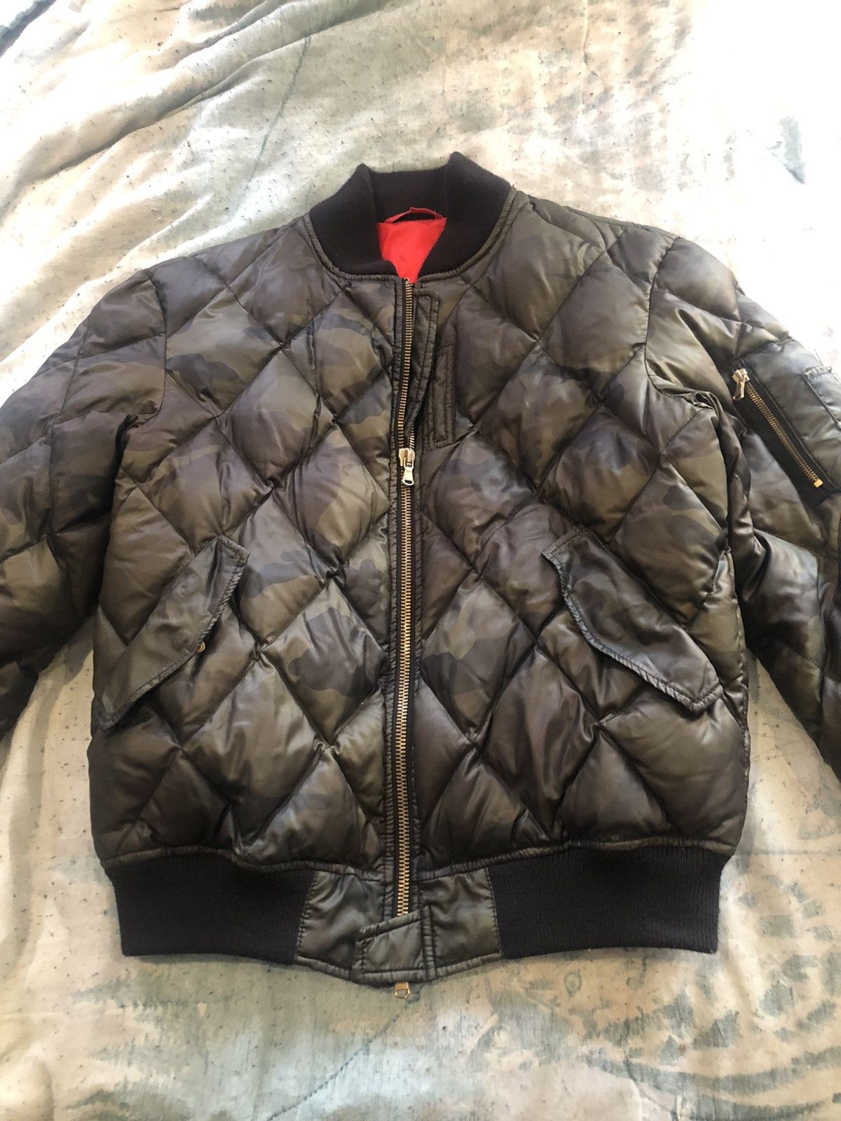 Raf by Raf Simons Quilted MA-1 Bomber