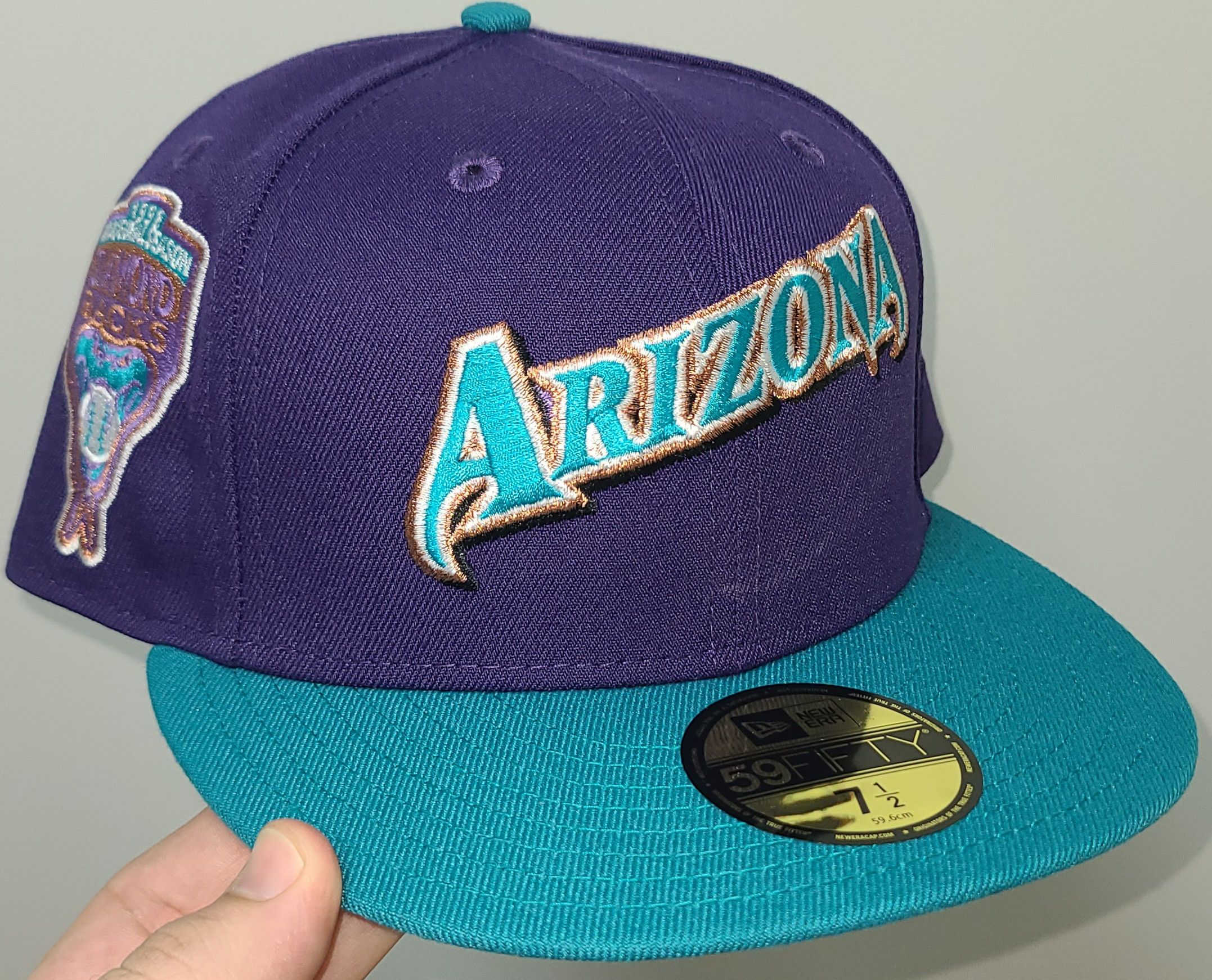 Hat Club Exclusive Arizona Diamondbacks Jersey Script 7 1/2