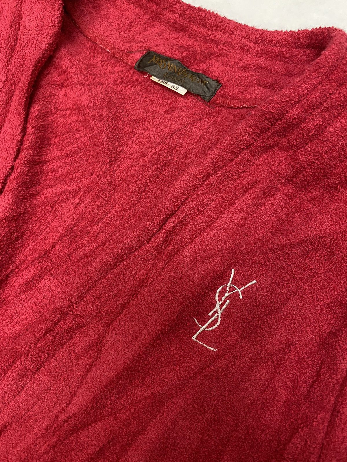 Yves Saint Laurent Yves Saint Laurent Red Unisex Bathrobe Size US M / EU 48-50 / 2 - 4 Thumbnail
