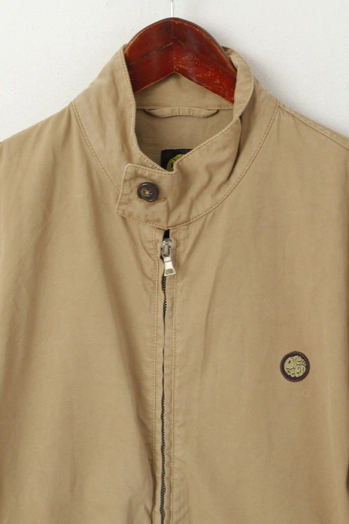 Pretty Green Pretty Green Men S Jacket Brown Cotton Casual Top 8117 Size US S / EU 44-46 / 1 - 3 Thumbnail