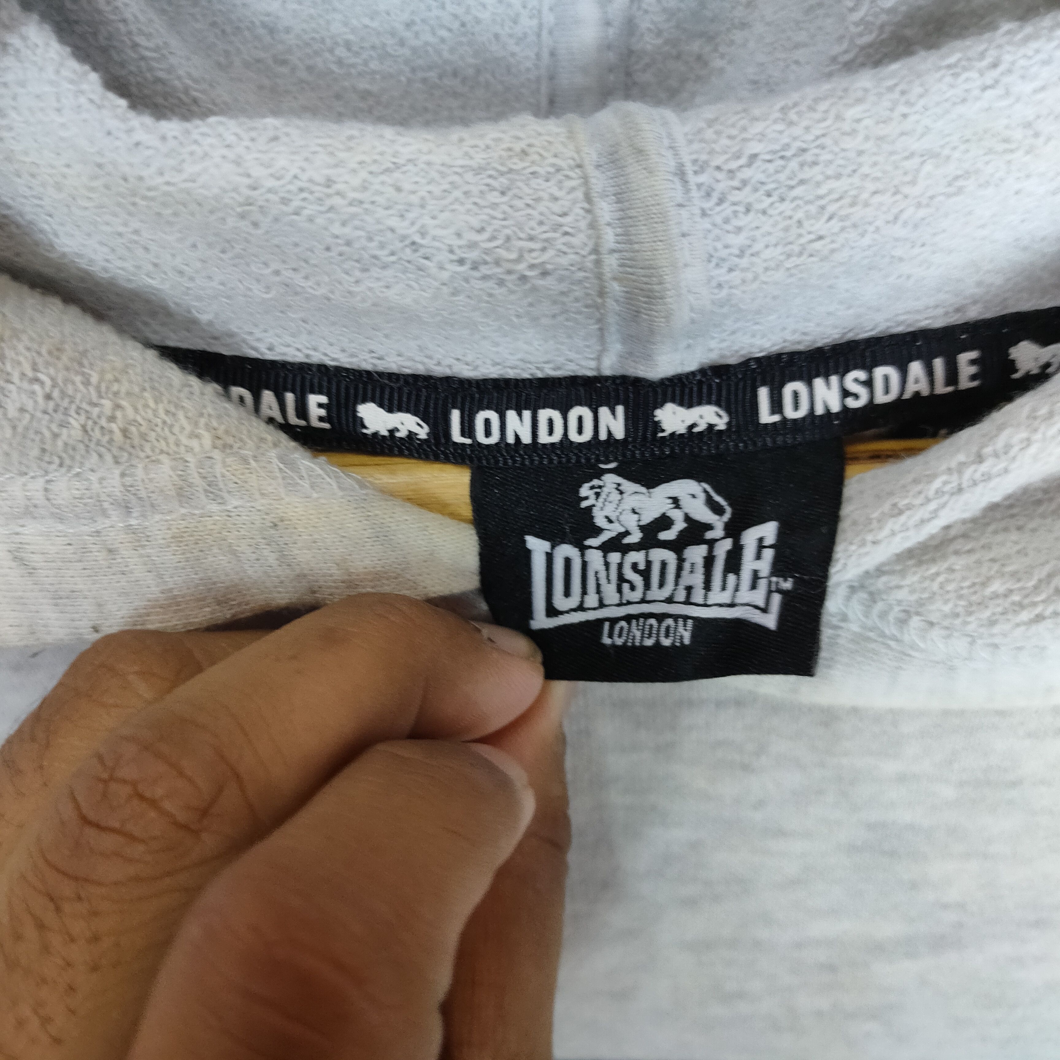 Lonsdale LONSDALE LONDON Big Logo Printed Hoodie Sweatshirt Size US L / EU 52-54 / 3 - 5 Thumbnail