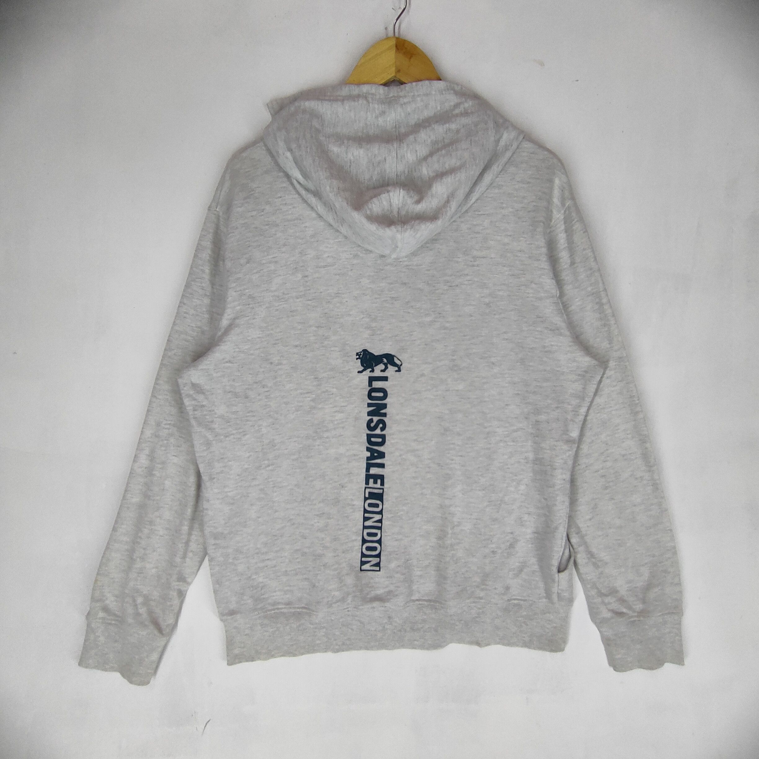 Lonsdale LONSDALE LONDON Big Logo Printed Hoodie Sweatshirt Size US L / EU 52-54 / 3 - 6 Thumbnail