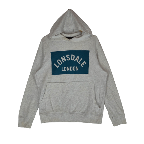 image of Lonsdale London Big Logo Printed Hoodie Sweatshirt, Men's (Size Large)