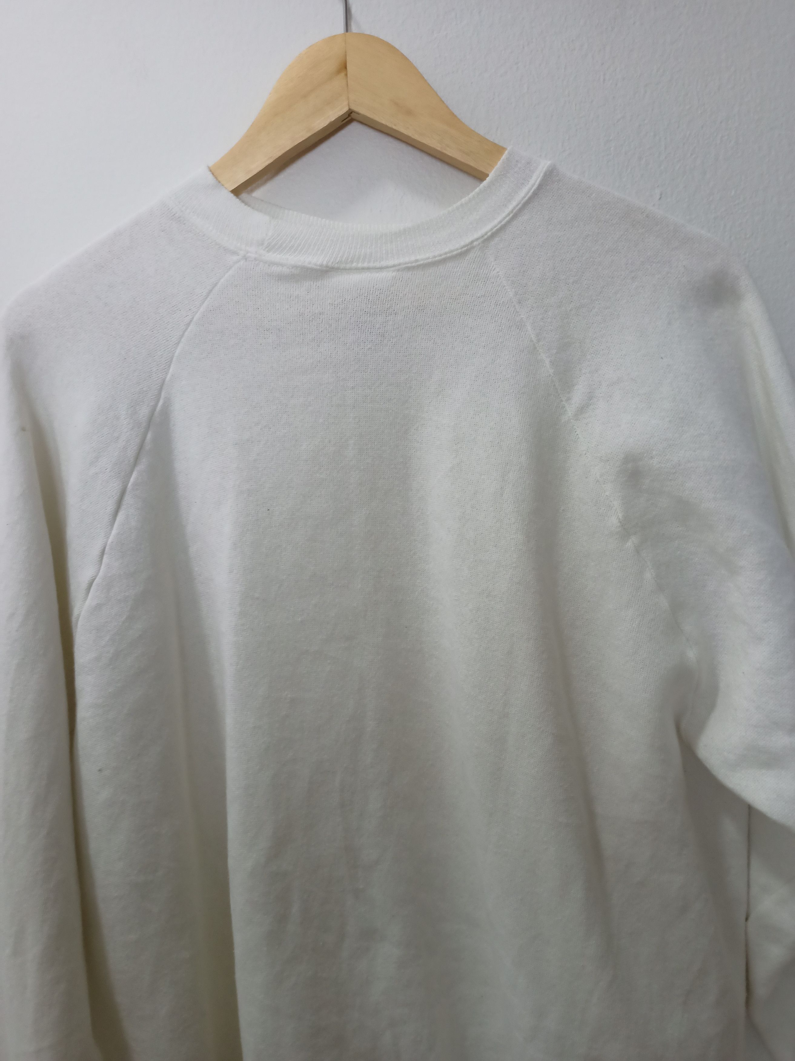 Hanes HANES Plain White Sweatshirt Size US XL / EU 56 / 4 - 6 Thumbnail