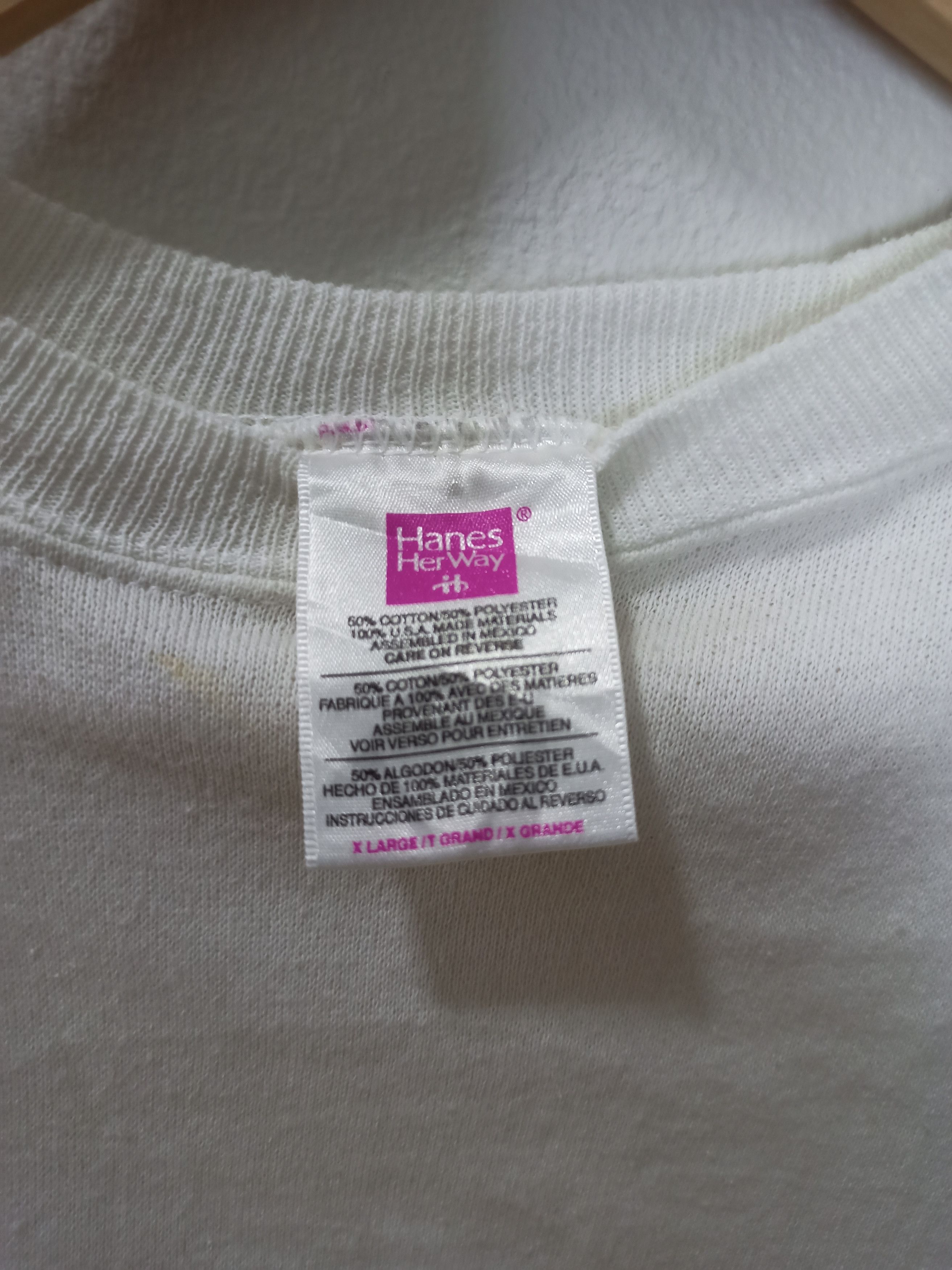 Hanes HANES Plain White Sweatshirt Size US XL / EU 56 / 4 - 5 Thumbnail