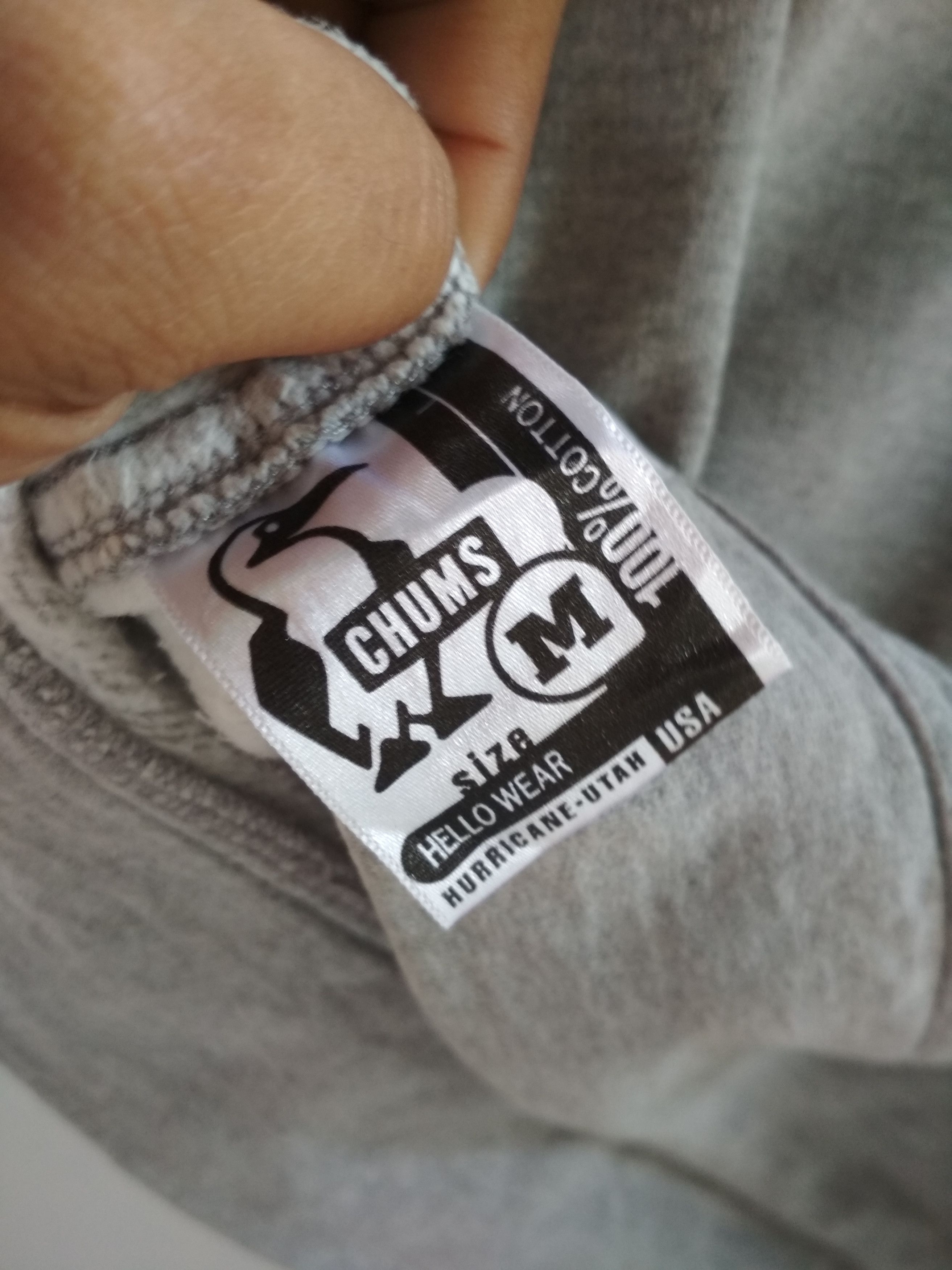 Chums CHUMS USA Snap Button Plain Medium Size Sweatshirt Size US M / EU 48-50 / 2 - 4 Thumbnail
