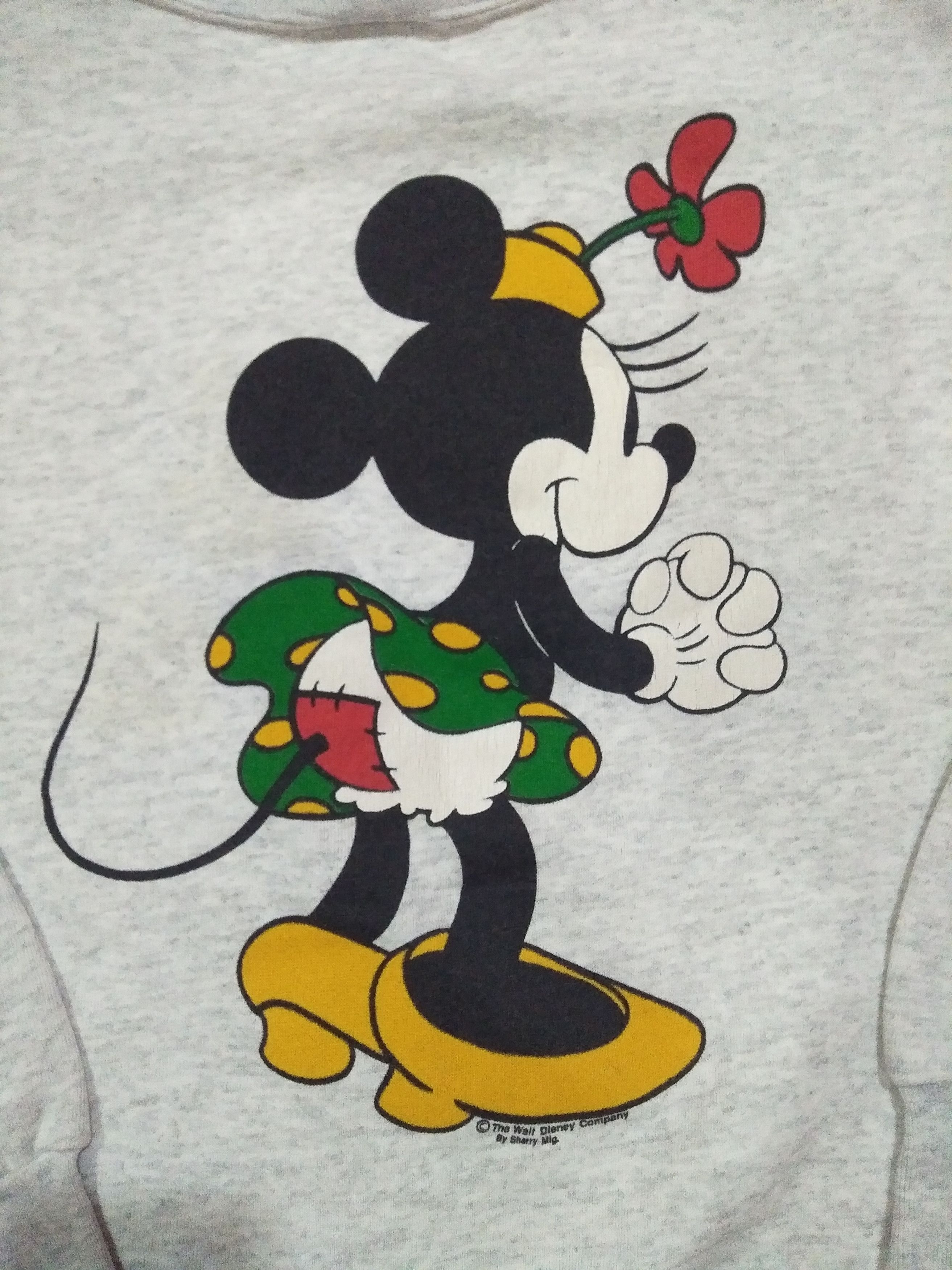 Delta Vintage Minnie Mouse sweatshirt crewneck big logo spell out Size US M / EU 48-50 / 2 - 1 Thumbnail