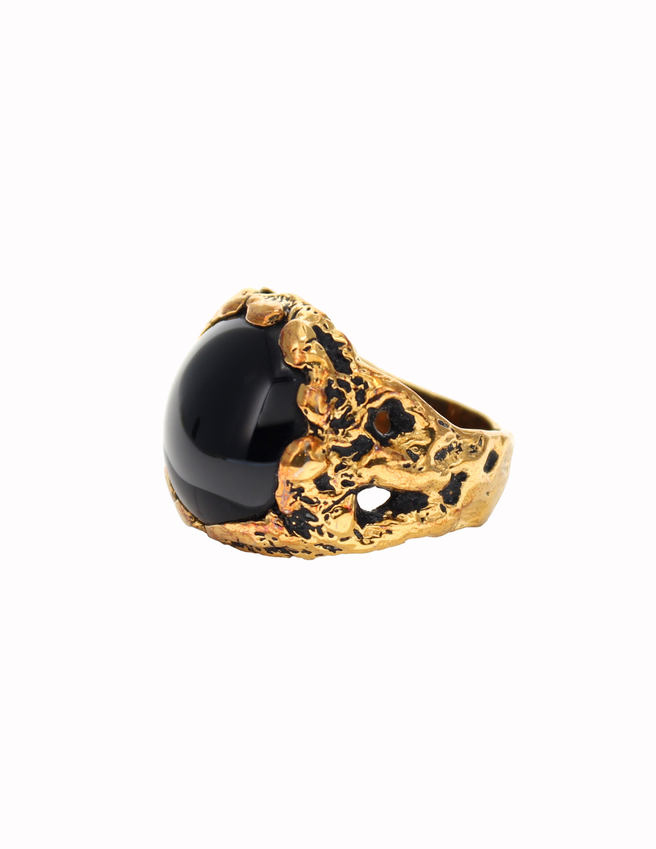 Han Cholo Vermeil Onyx Ring