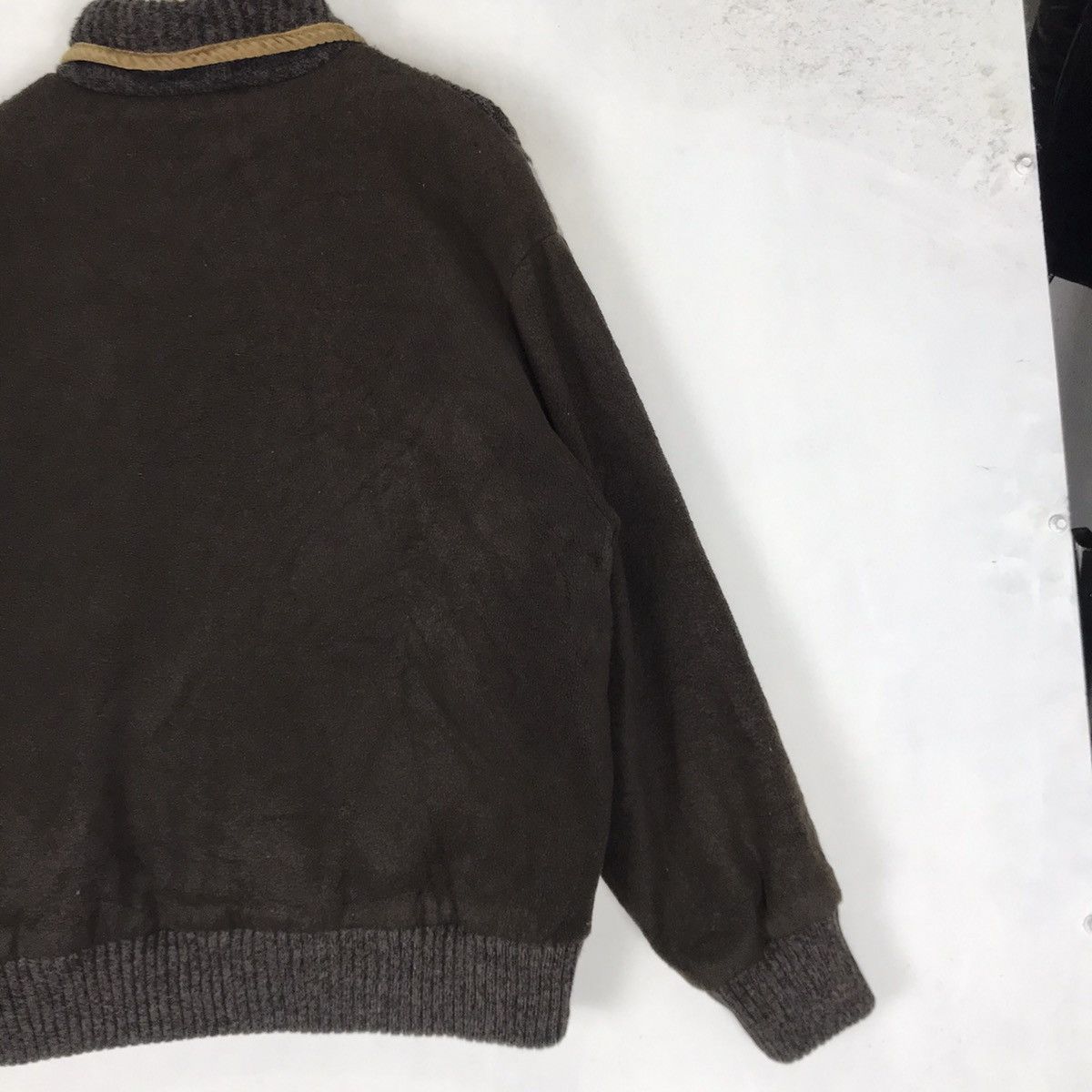 Japanese Brand Japanese Brand Arezzo Oversize Cable Knitwear Fleece Jacket Size US L / EU 52-54 / 3 - 11 Thumbnail