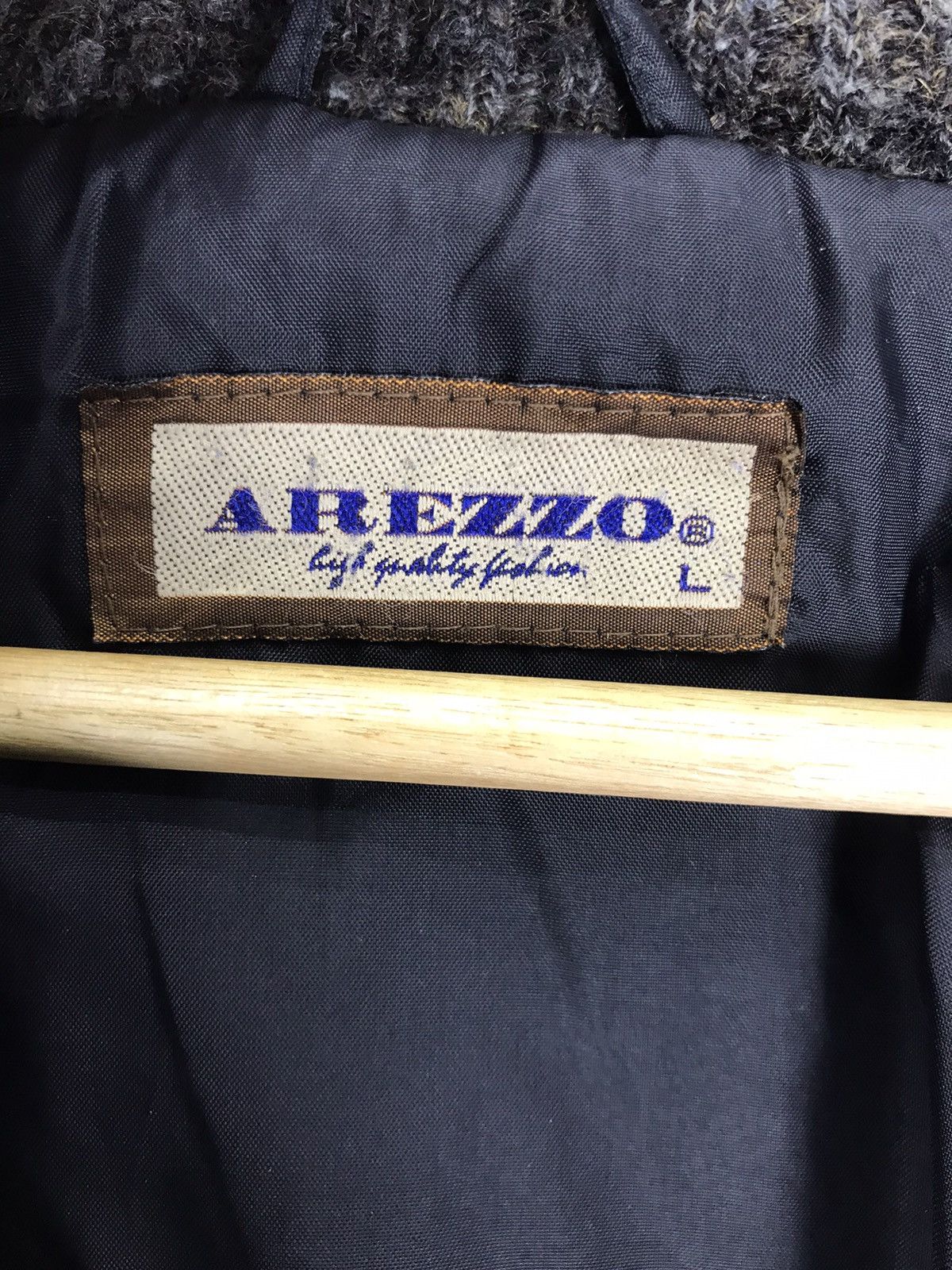 Japanese Brand Japanese Brand Arezzo Oversize Cable Knitwear Fleece Jacket Size US L / EU 52-54 / 3 - 14 Thumbnail