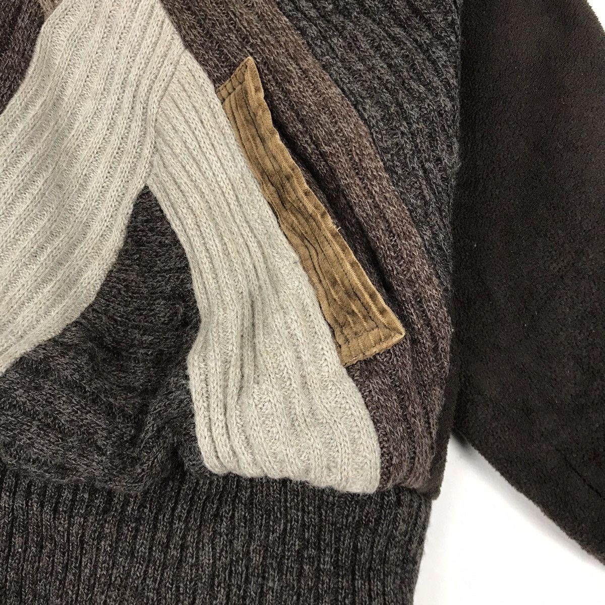 Japanese Brand Japanese Brand Arezzo Oversize Cable Knitwear Fleece Jacket Size US L / EU 52-54 / 3 - 9 Thumbnail