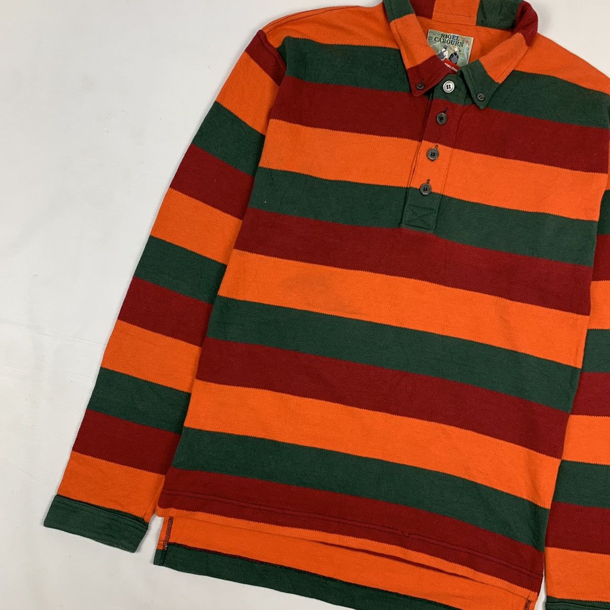 Nigel Cabourn Vintage Nigel Cabourn Collar Stripe Shirt Size US M / EU 48-50 / 2 - 2 Thumbnail