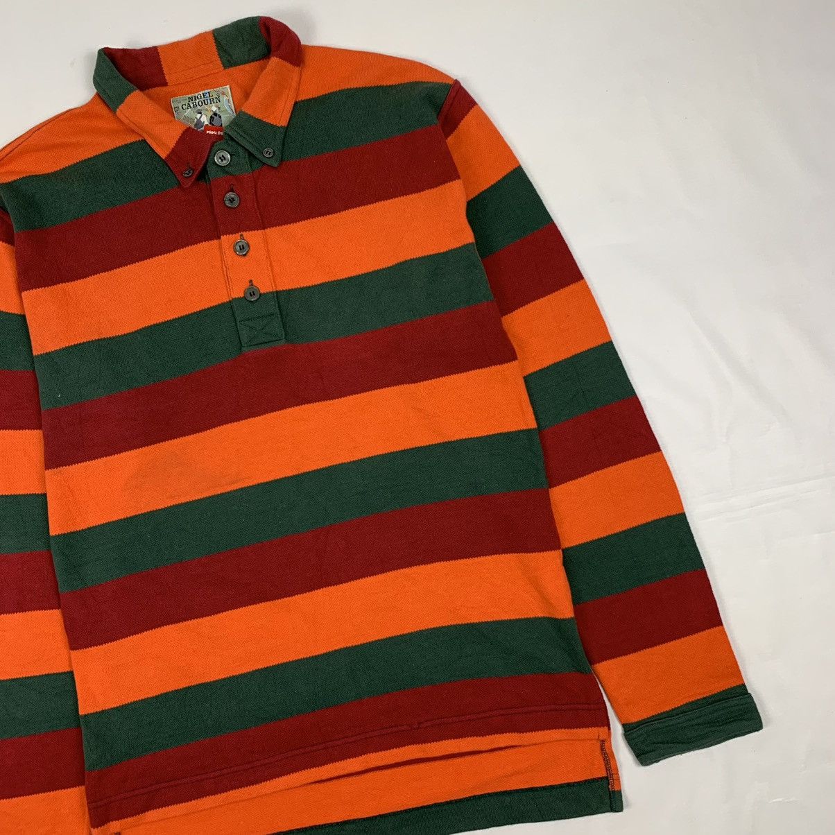 Nigel Cabourn Vintage Nigel Cabourn Collar Stripe Shirt Size US M / EU 48-50 / 2 - 3 Thumbnail