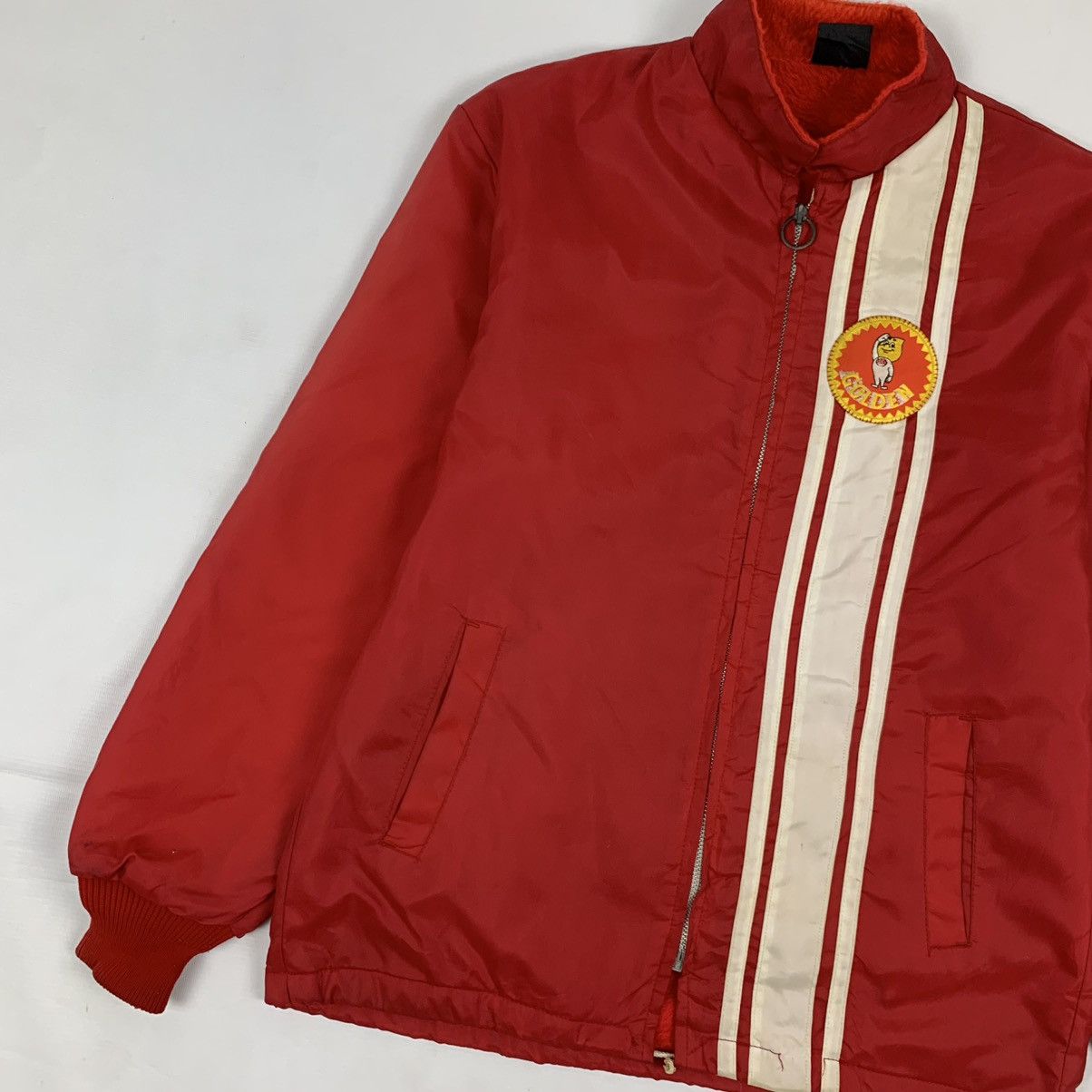 Japanese Brand Vintage 80s Esso Oil Brand Zipper Fleece Jacket Size US M / EU 48-50 / 2 - 3 Thumbnail