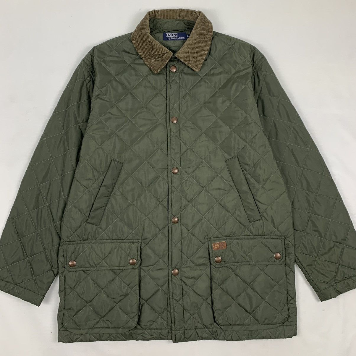 Polo Ralph Lauren Vintage Polo Ralph Lauren Quilted Jacket Size US L / EU 52-54 / 3 - 2 Thumbnail