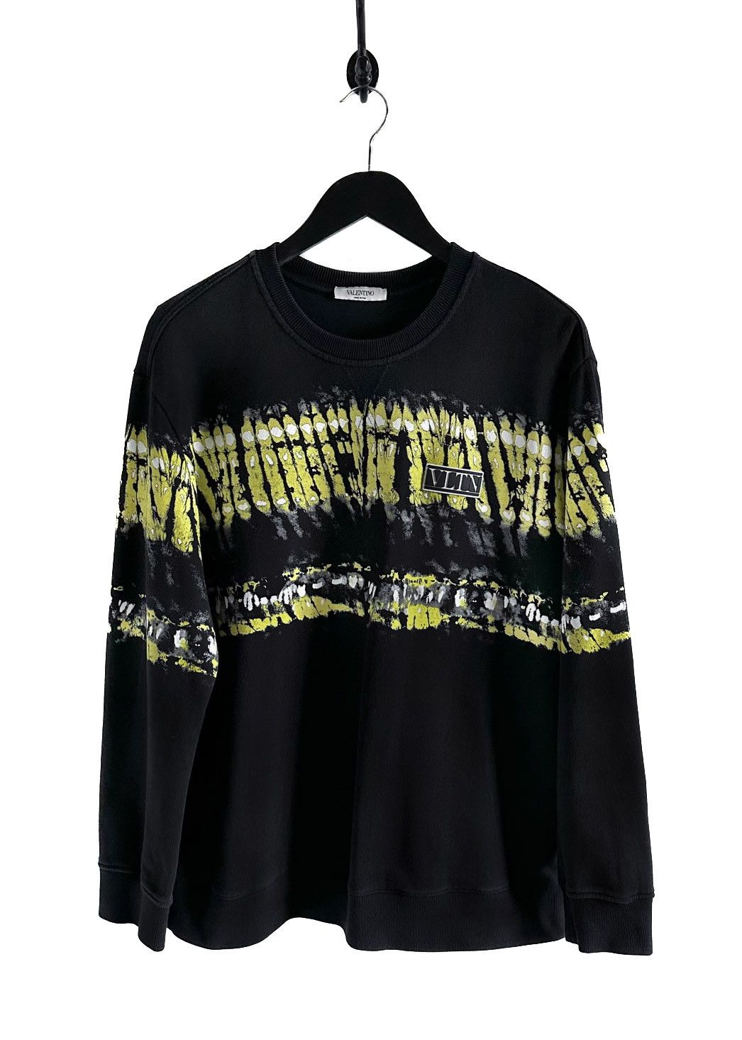 Valentino Valentino Black VLTN Pop Skin Print Sweatshirt Size US M / EU 48-50 / 2 - 1 Thumbnail