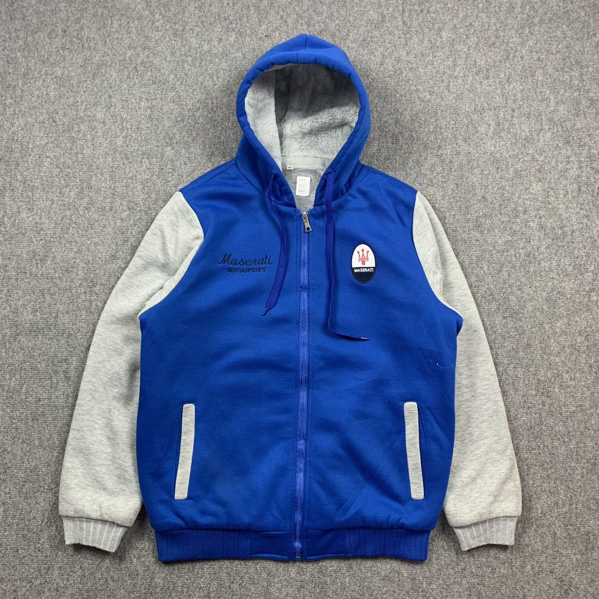 Vintage Maserati Zipper Hoodie Jacket