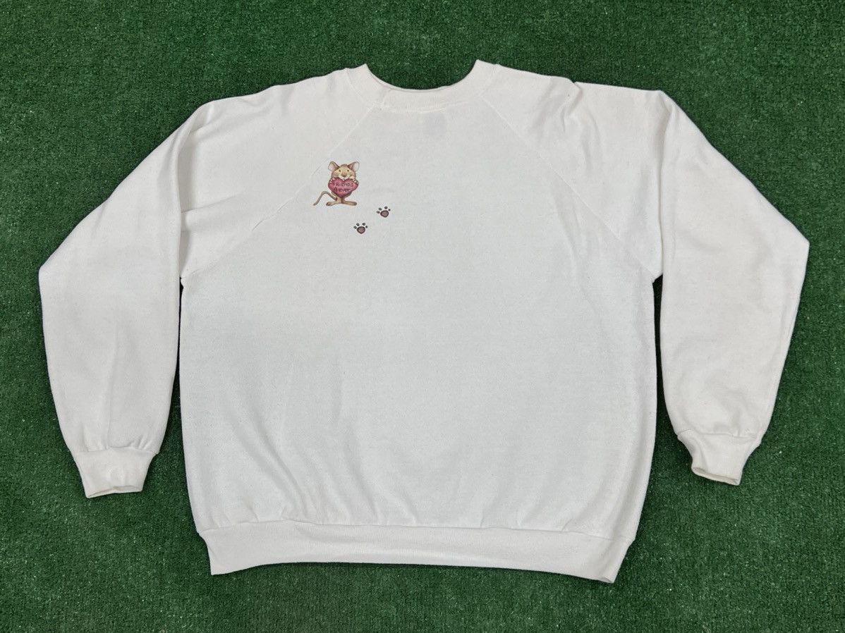 Hanes Vintage 90s Good Friends Crewneck Sweatshirt Size XL / US 12-14 / IT 48-50 - 6 Thumbnail