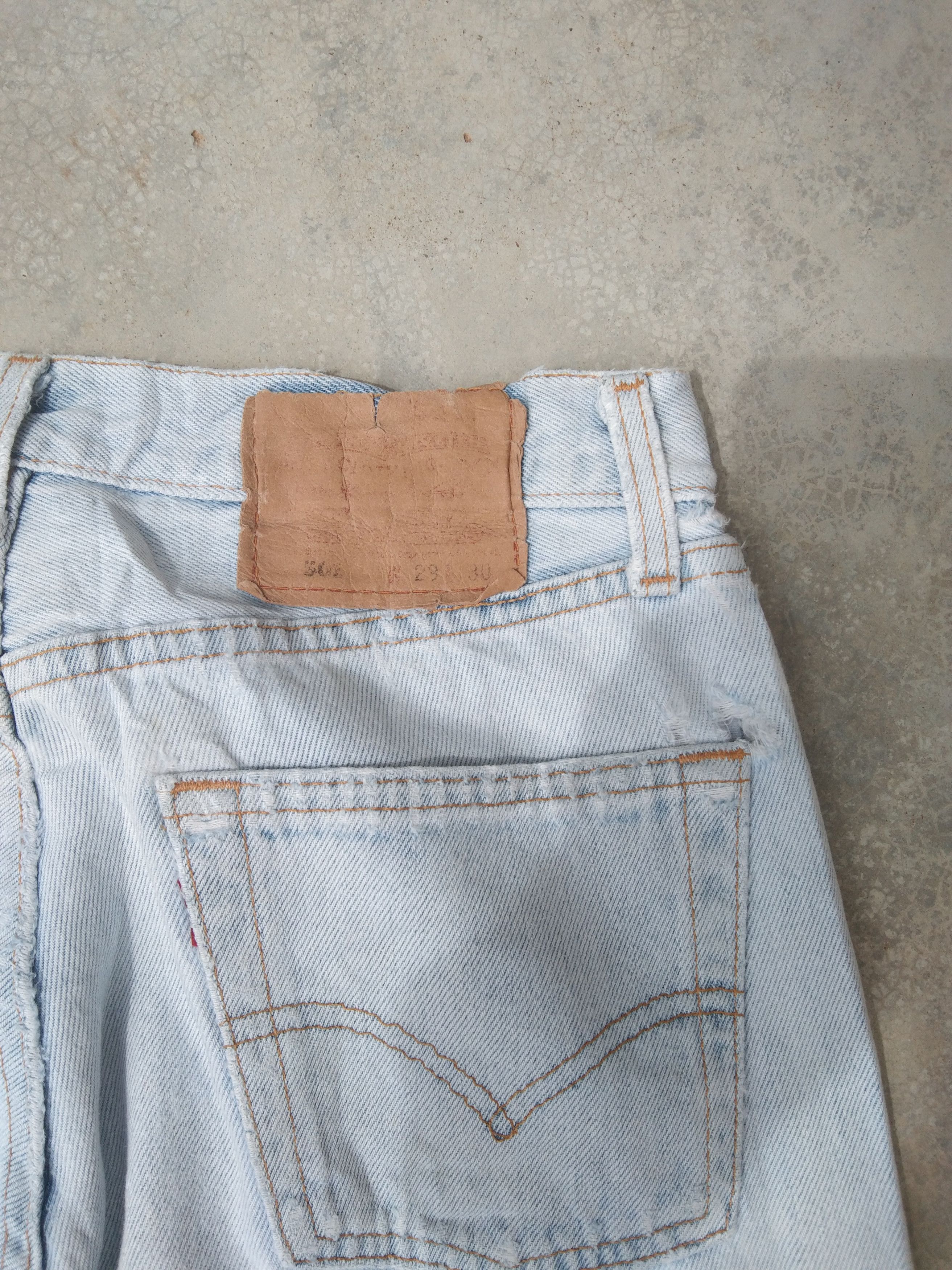Levi's 90s Vintage Levi's 501 Made In USA Distressed Jeans Size US 28 / EU 44 - 4 Thumbnail