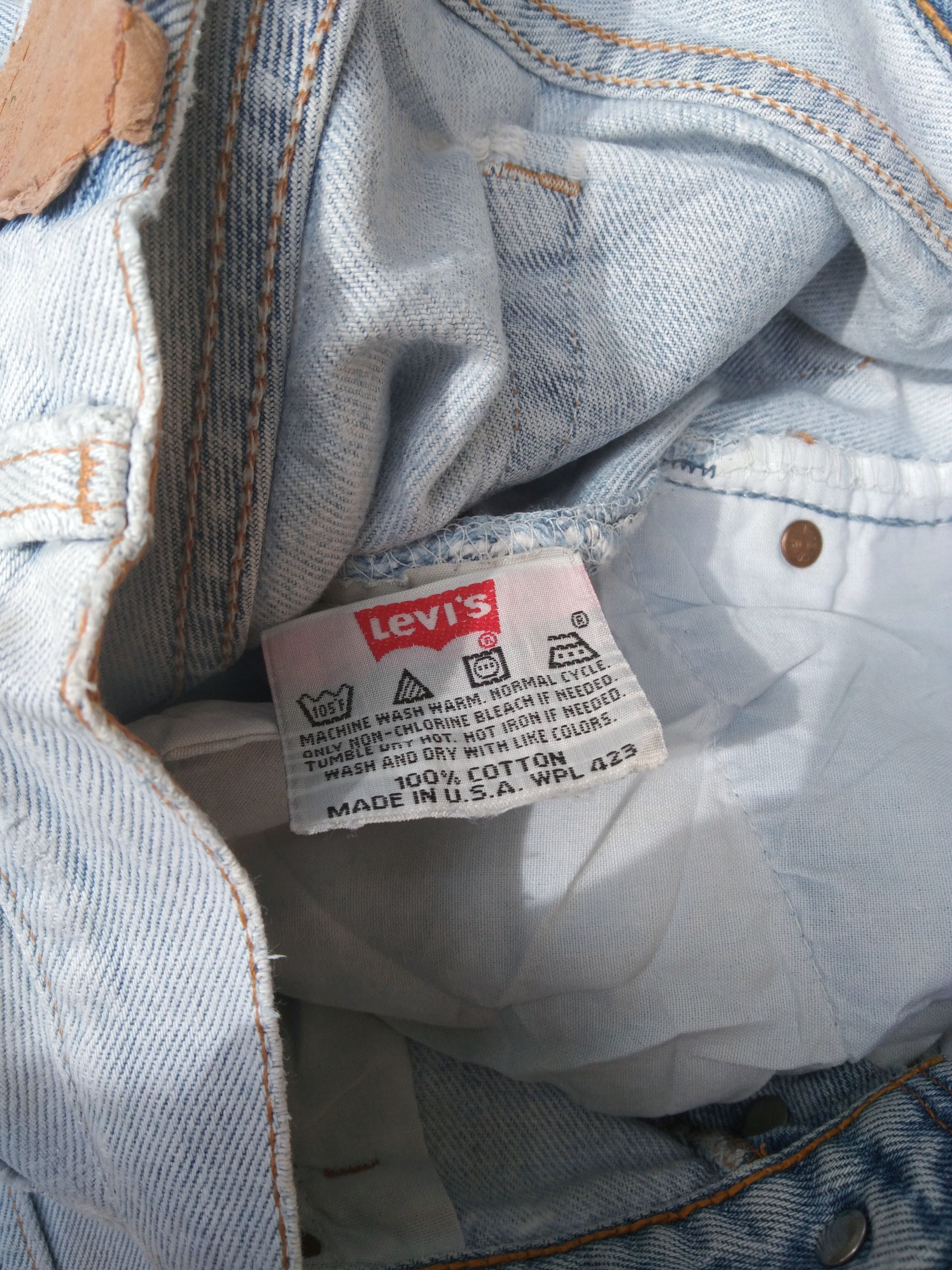 Levi's 90s Vintage Levi's 501 Made In USA Distressed Jeans Size US 28 / EU 44 - 12 Thumbnail