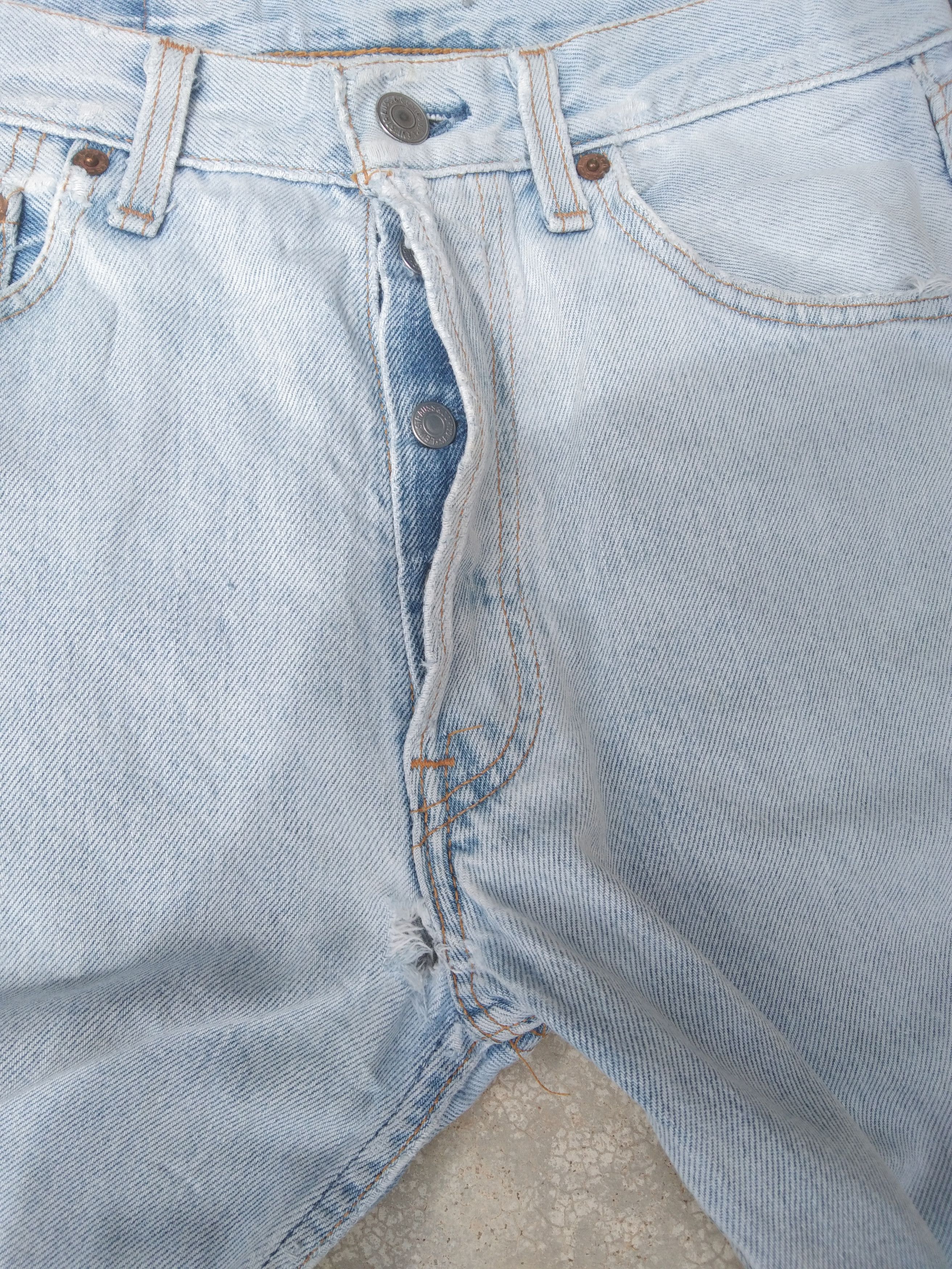 Levi's 90s Vintage Levi's 501 Made In USA Distressed Jeans Size US 28 / EU 44 - 7 Thumbnail