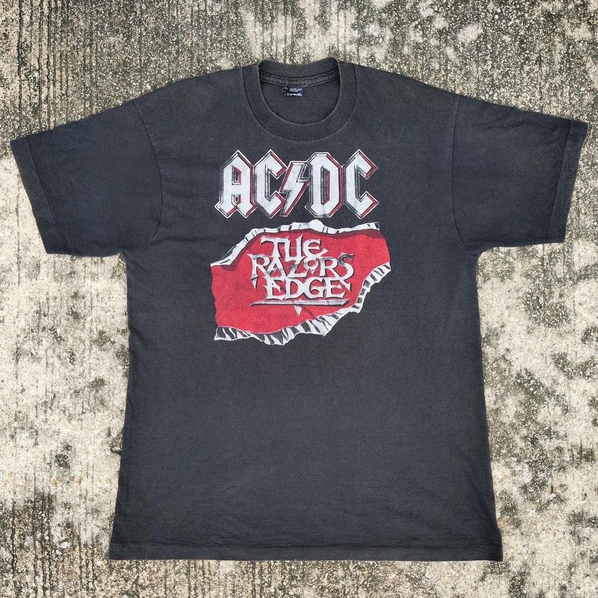Vintage Vintage 90s AC/DC The Razors Edge World Tour T Shirt | Grailed