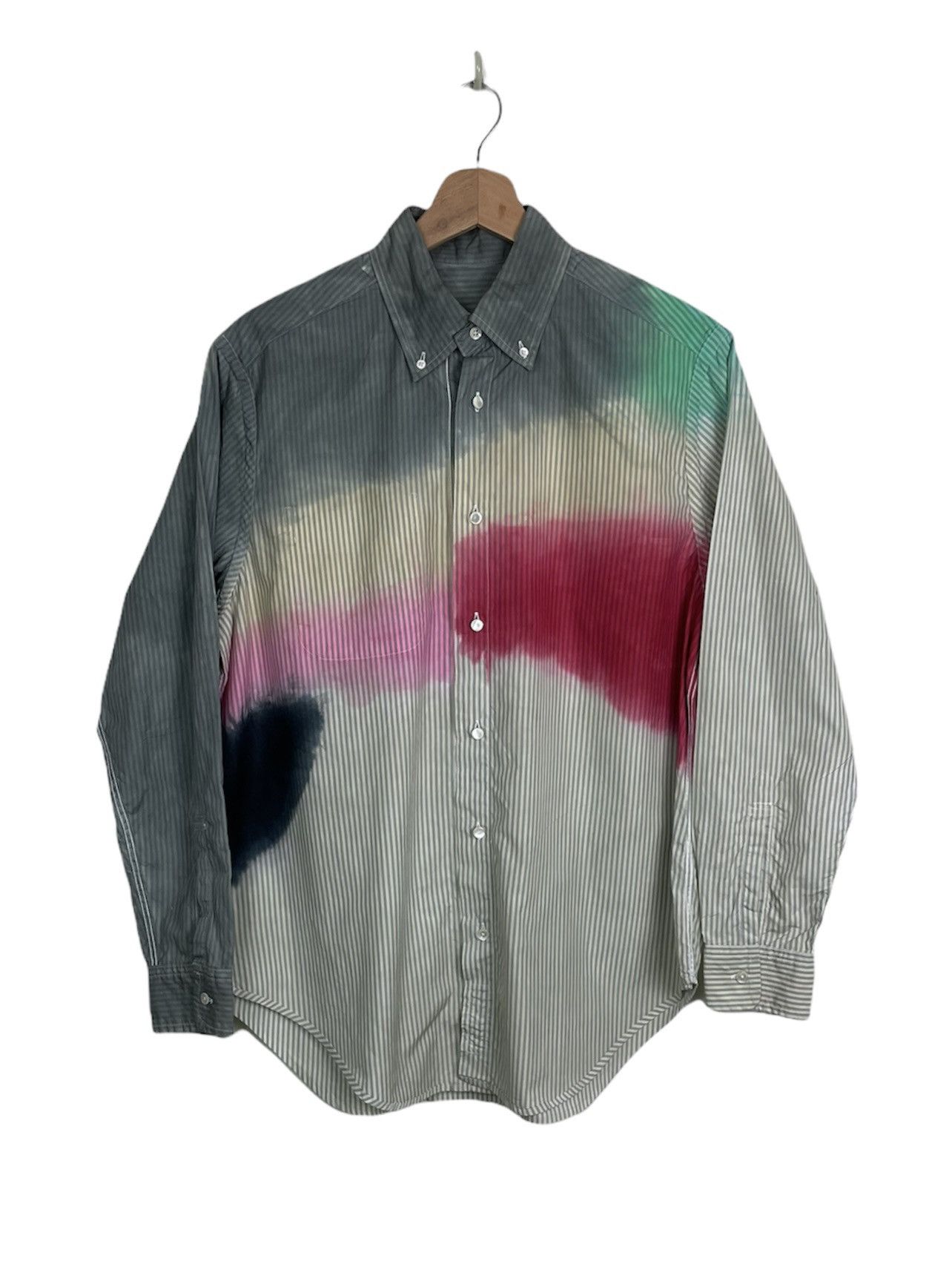 Japanese Brand RNA S Spectacle “Only Anarchists Are Pretty” Dyed Shirt M Size US M / EU 48-50 / 2 - 1 Thumbnail