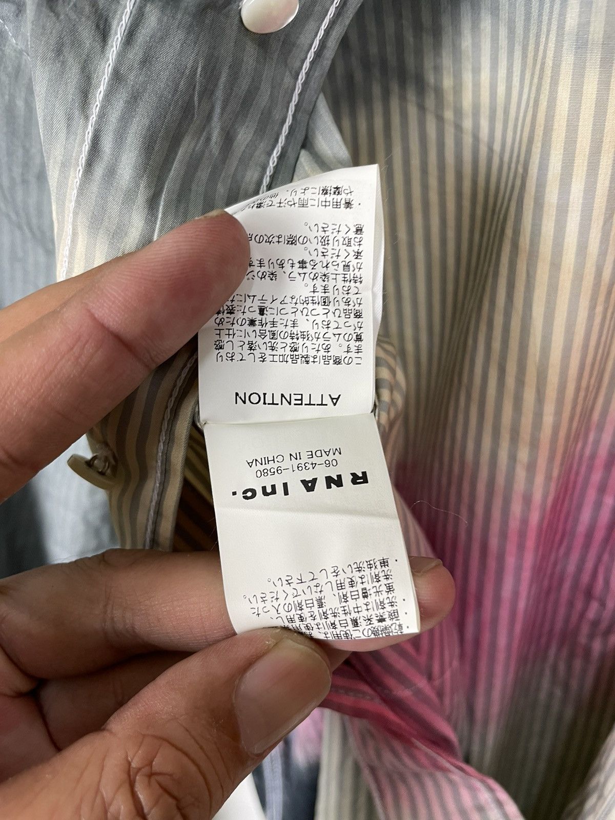 Japanese Brand RNA S Spectacle “Only Anarchists Are Pretty” Dyed Shirt M Size US M / EU 48-50 / 2 - 10 Thumbnail