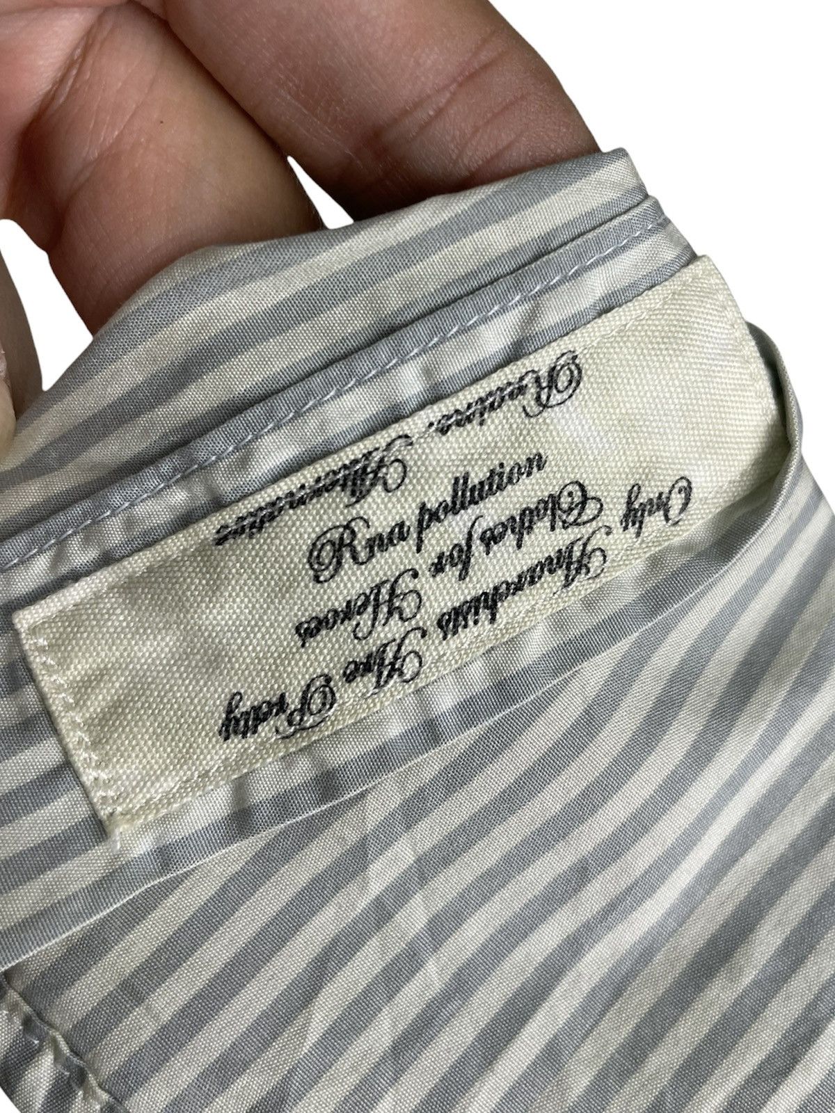 Japanese Brand RNA S Spectacle “Only Anarchists Are Pretty” Dyed Shirt M Size US M / EU 48-50 / 2 - 7 Thumbnail