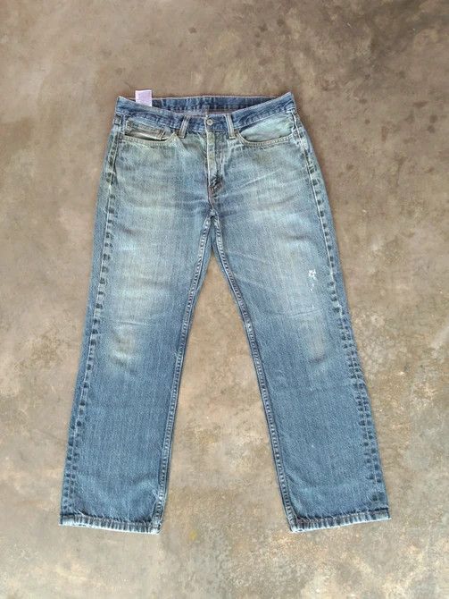 Jean × Levi's × Vintage Vintage Levis 514 Distressed Jeans 34x29 Size US 34 / EU 50 - 1 Thumbnail