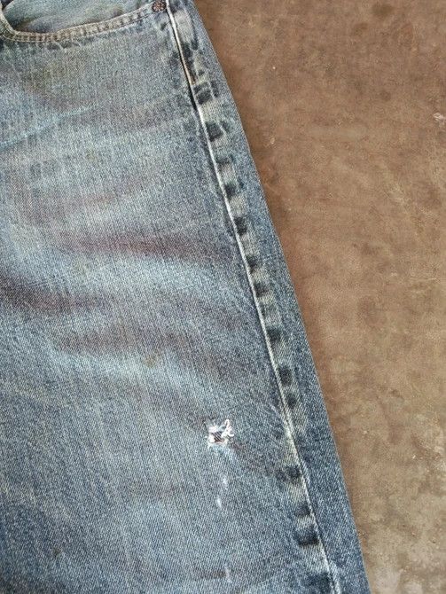 Jean × Levi's × Vintage Vintage Levis 514 Distressed Jeans 34x29 Size US 34 / EU 50 - 6 Thumbnail