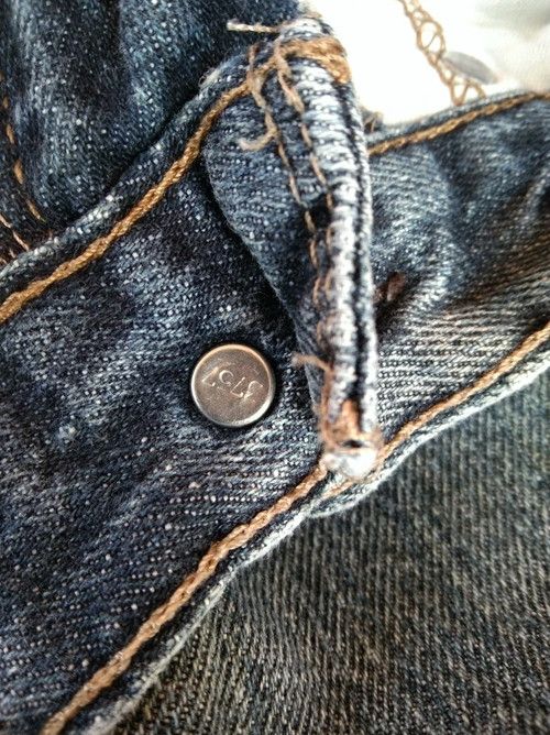 Jean × Levi's × Vintage Vintage Levis 514 Distressed Jeans 34x29 Size US 34 / EU 50 - 7 Thumbnail