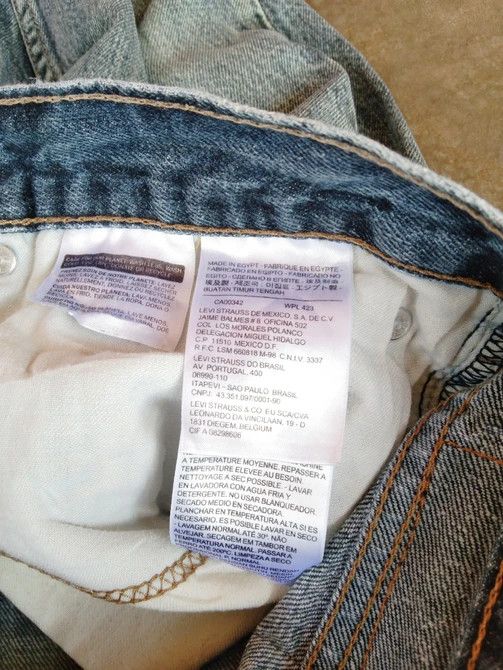 Jean × Levi's × Vintage Vintage Levis 514 Distressed Jeans 34x29 Size US 34 / EU 50 - 9 Thumbnail