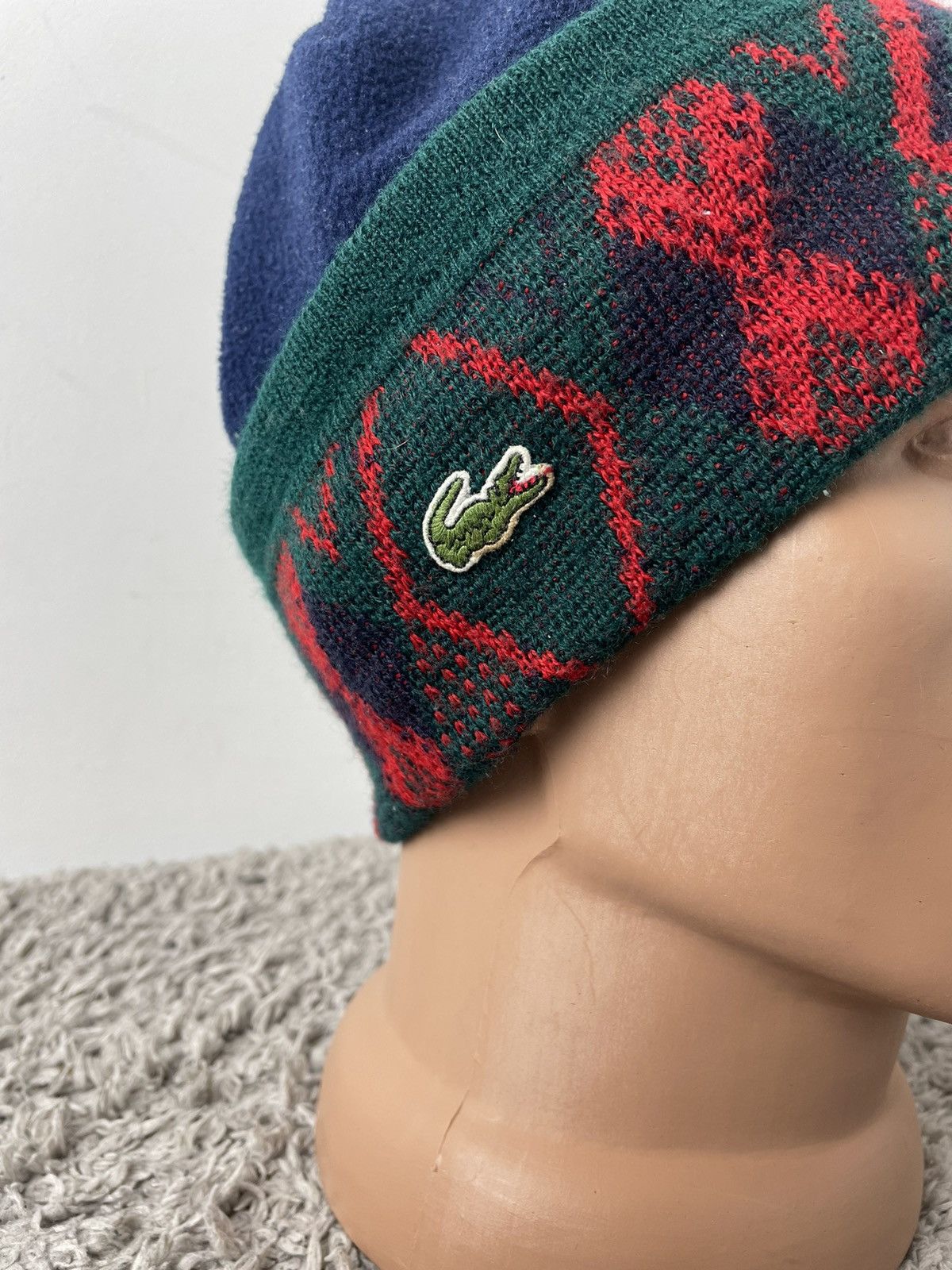 Lacoste × Vintage Lacoste hat wool vintage ski vtg 90s Size ONE SIZE - 2 Thumbnail