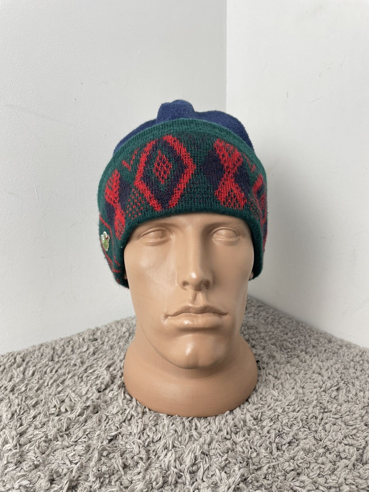 Lacoste × Vintage Lacoste hat wool vintage ski vtg 90s Size ONE SIZE - 3 Thumbnail