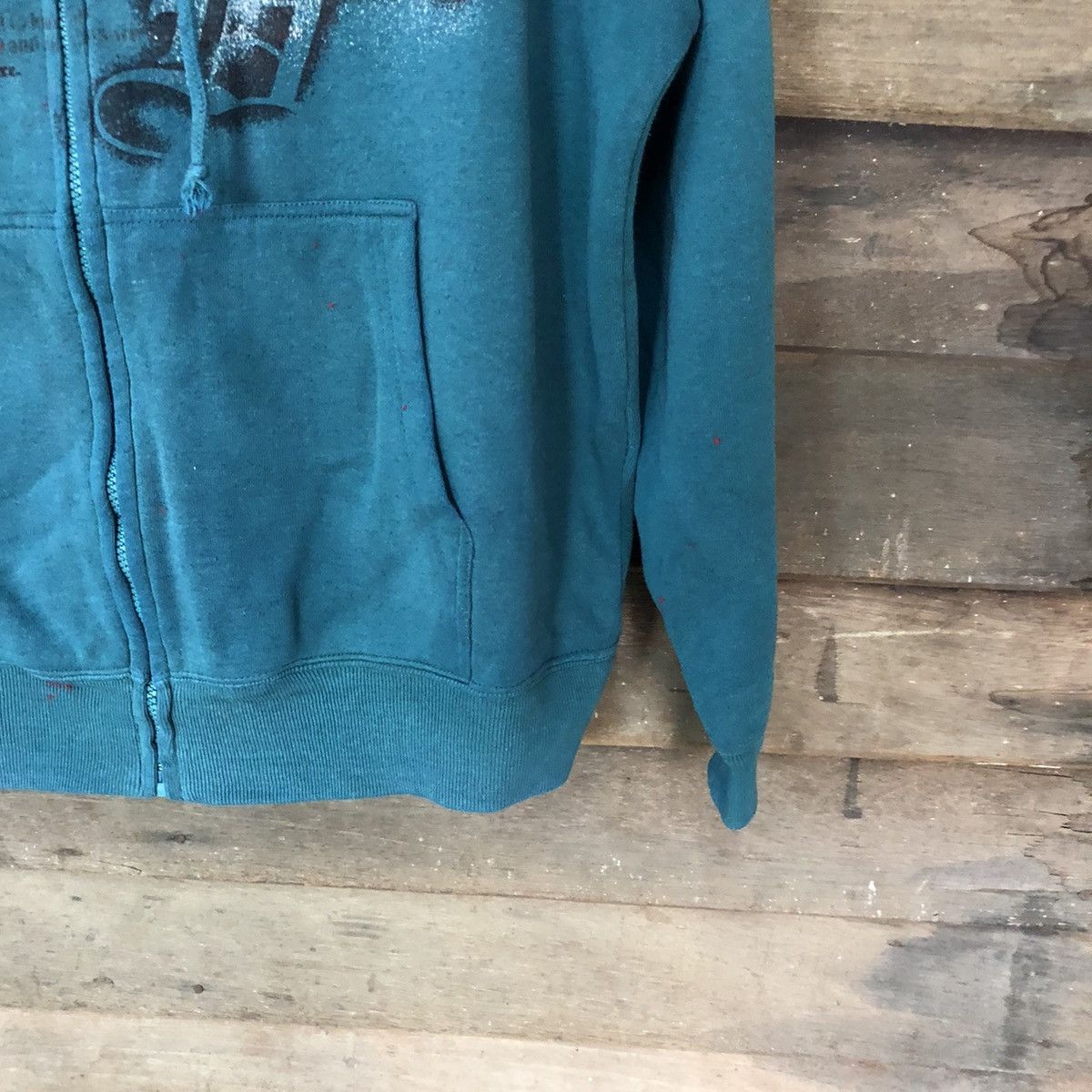 Japanese Brand Collins japan Green Hoodie sweatshirt #3467 Size US M / EU 48-50 / 2 - 5 Thumbnail