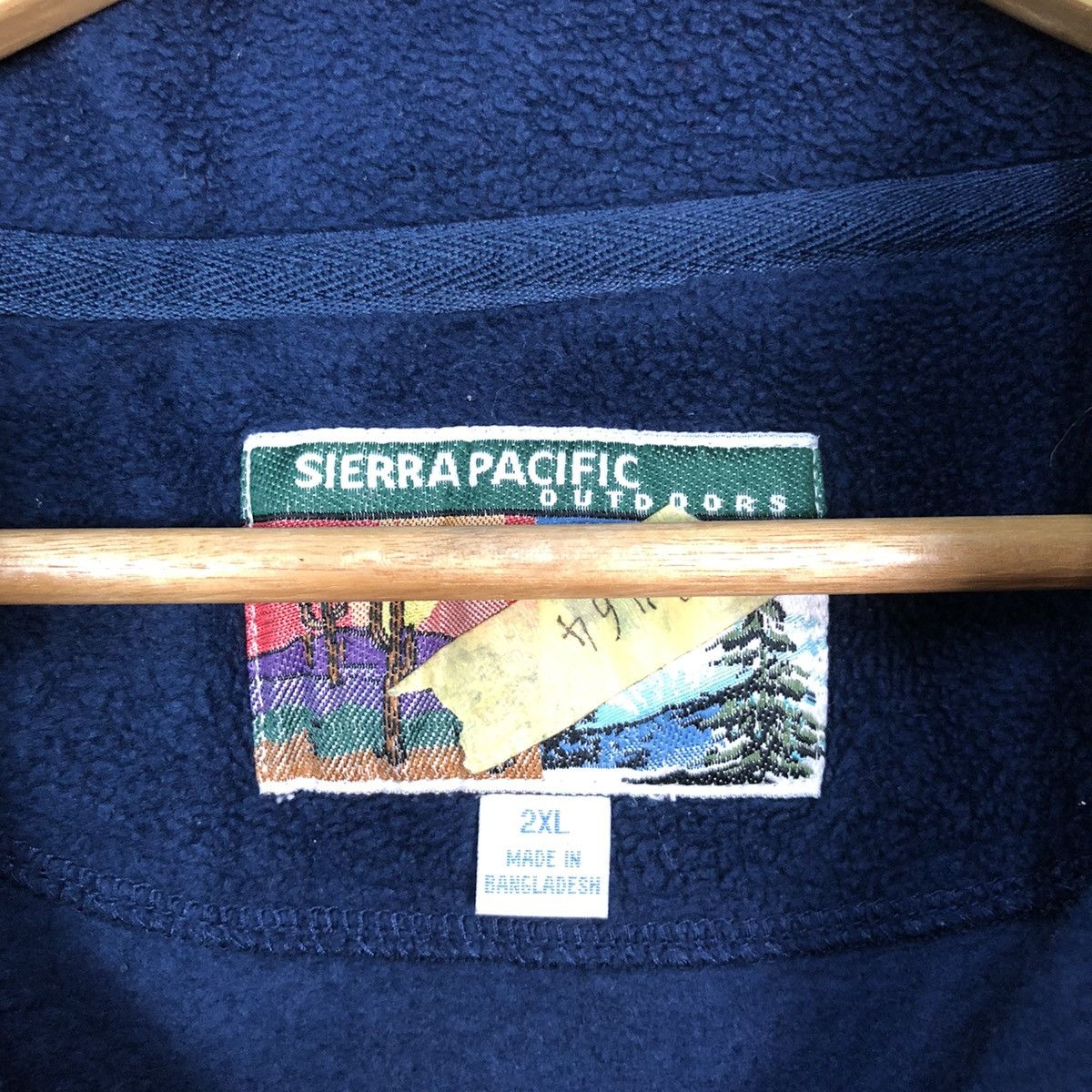 Japanese Brand Sierra Pacife Blue fleece sweater vintage #3464 Size US XXL / EU 58 / 5 - 7 Thumbnail