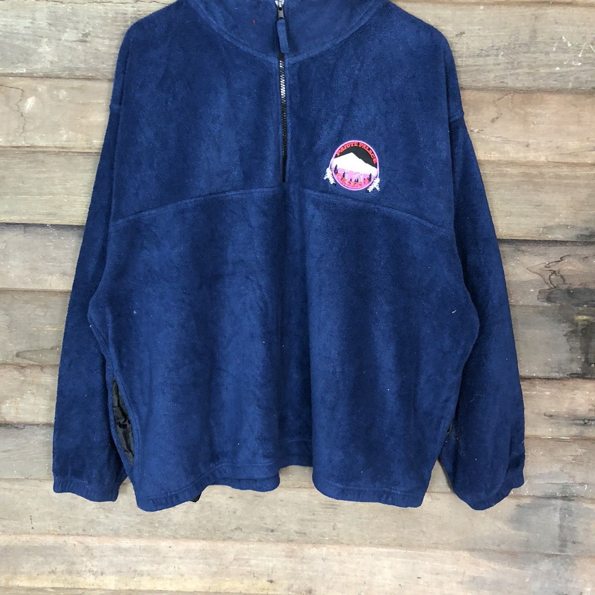 Japanese Brand Sierra Pacife Blue fleece sweater vintage #3464 Size US XXL / EU 58 / 5 - 3 Thumbnail