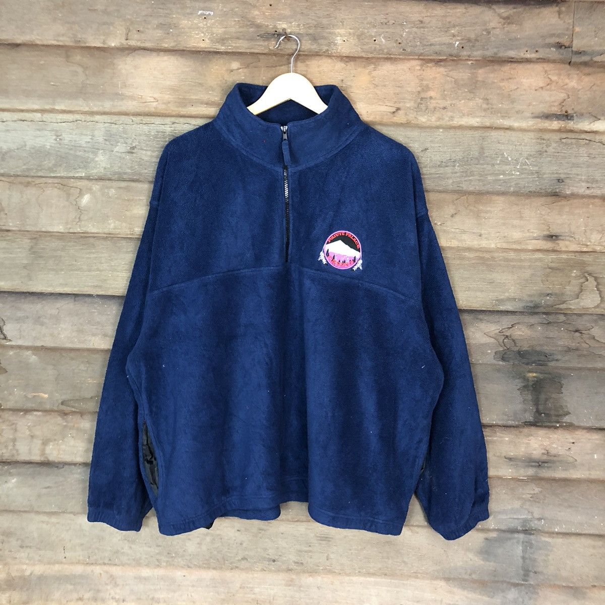 Japanese Brand Sierra Pacife Blue fleece sweater vintage #3464 Size US XXL / EU 58 / 5 - 1 Thumbnail