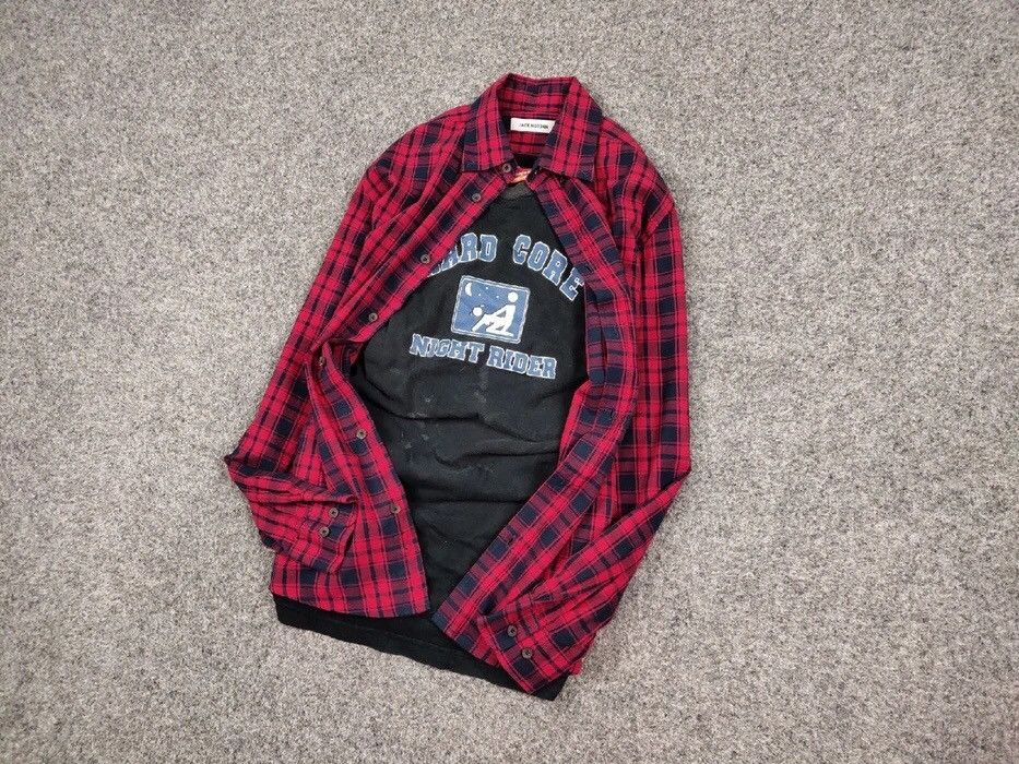 Flannel Vintage Flannel Shirt Travis Scott Style Streetwear Hype Size US M / EU 48-50 / 2 - 9 Thumbnail