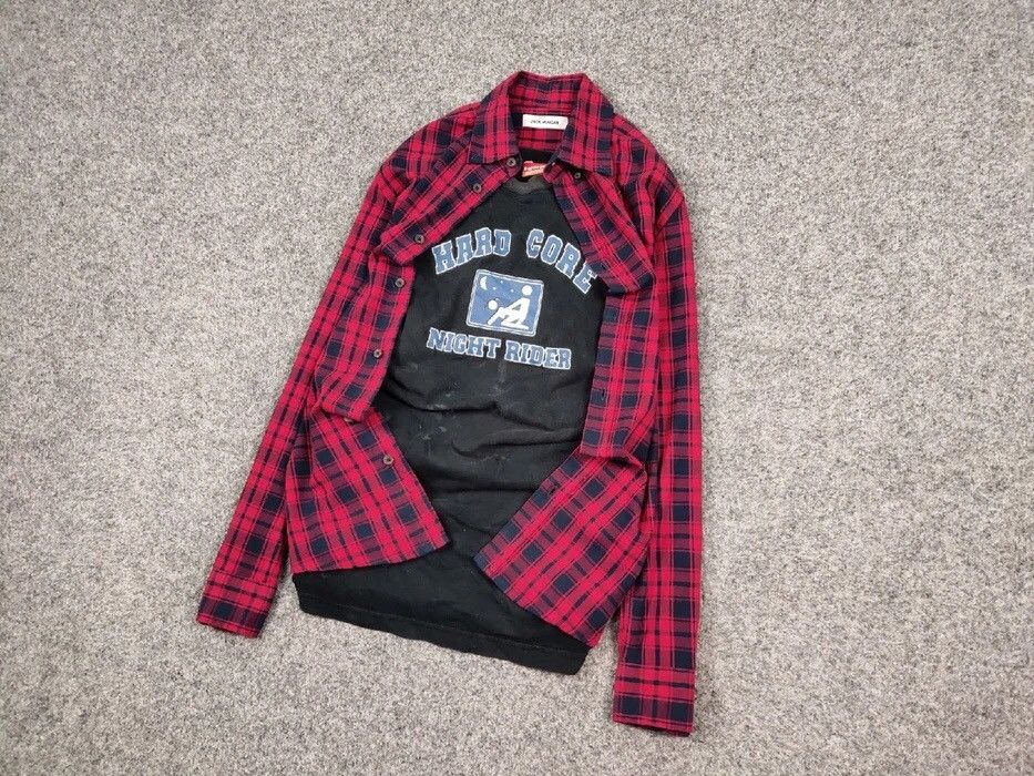 Flannel Vintage Flannel Shirt Travis Scott Style Streetwear Hype Size US M / EU 48-50 / 2 - 3 Thumbnail