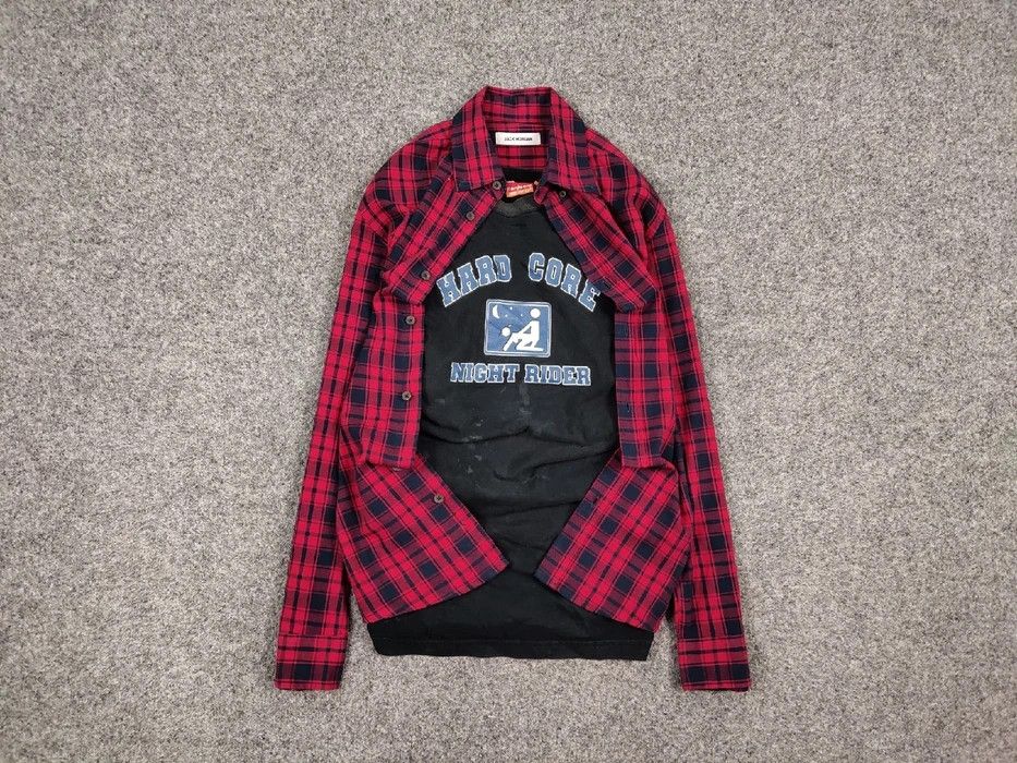 Flannel Vintage Flannel Shirt Travis Scott Style Streetwear Hype Size US M / EU 48-50 / 2 - 1 Thumbnail