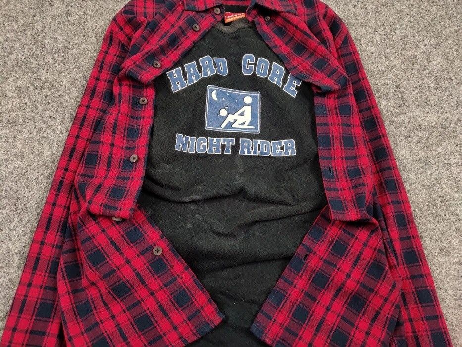 Flannel Vintage Flannel Shirt Travis Scott Style Streetwear Hype Size US M / EU 48-50 / 2 - 6 Thumbnail