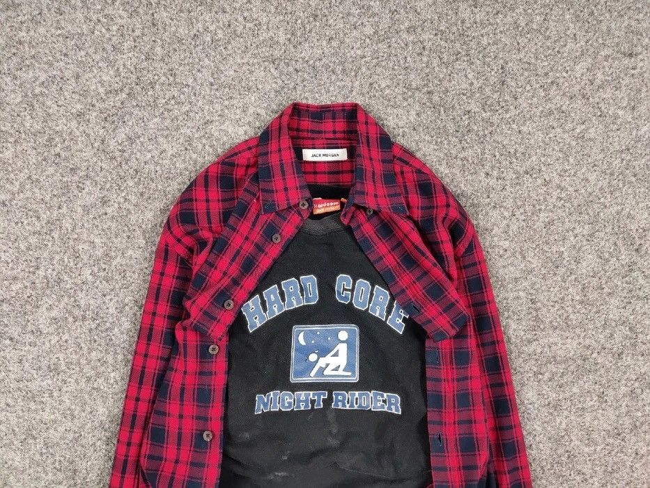 Flannel Vintage Flannel Shirt Travis Scott Style Streetwear Hype Size US M / EU 48-50 / 2 - 4 Thumbnail